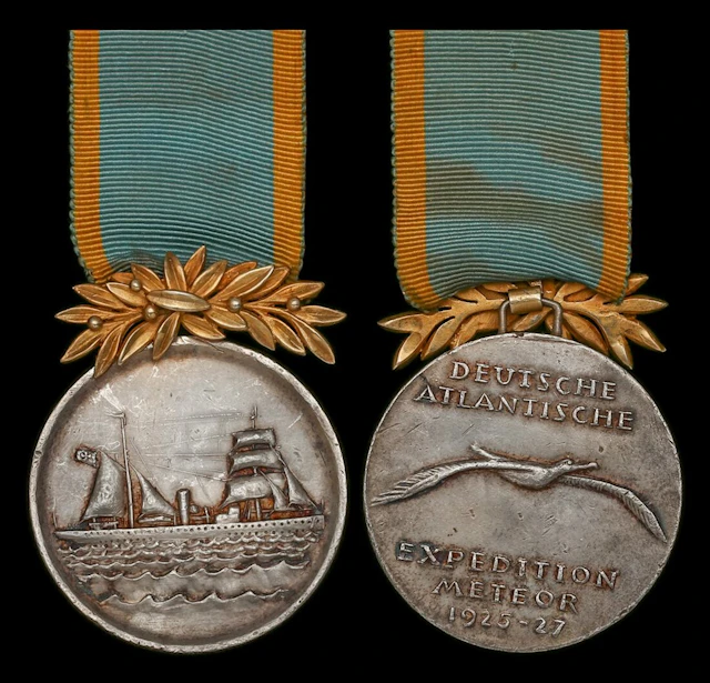 Germany, Weimar Republic, Atlantic “Meteor” Expedition Medal 1925-27