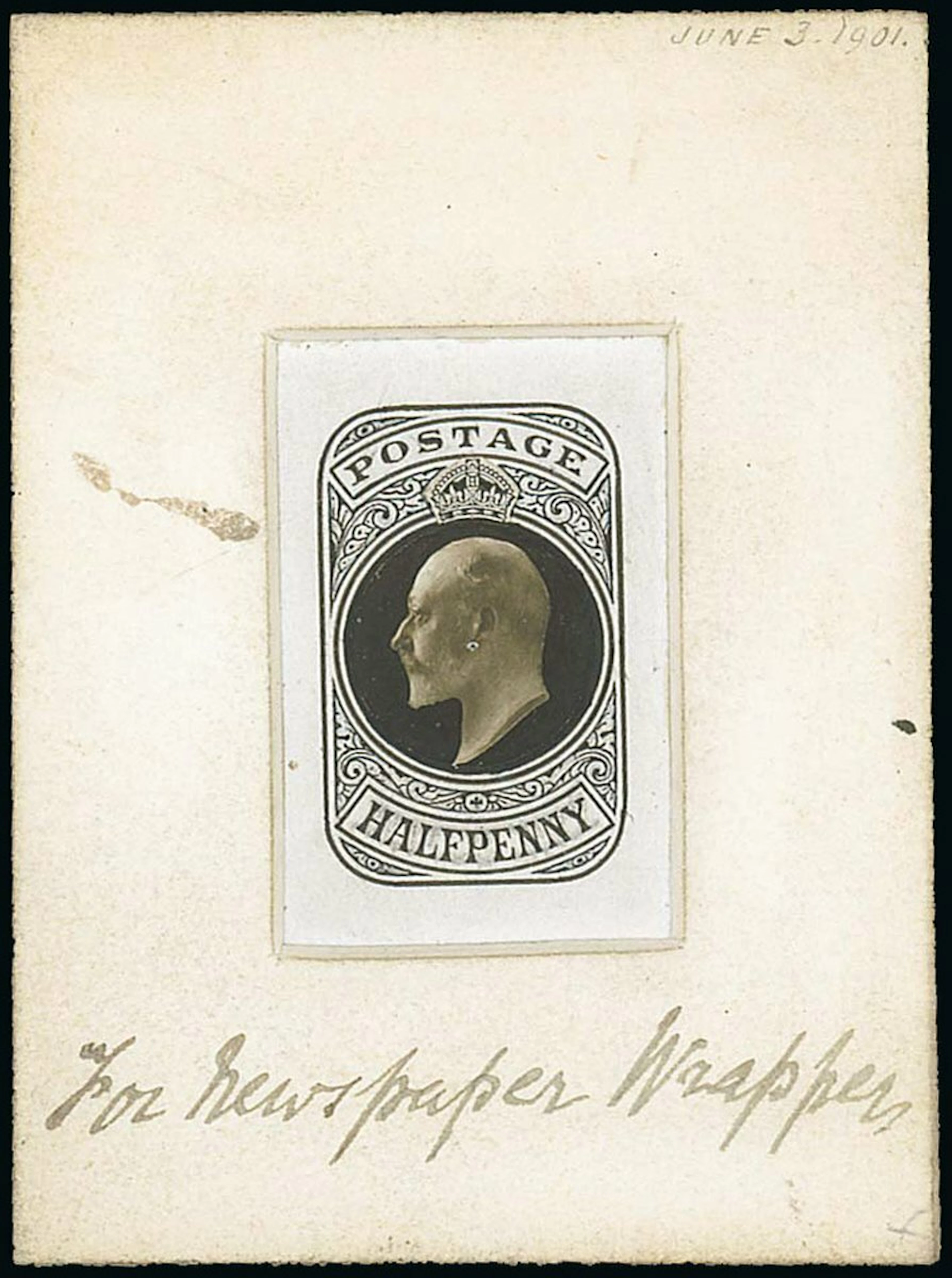 Great Britain Postal Stationery Newspaper Wrappers 1902 Half Pence