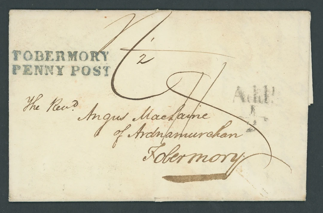 Great Britain Postal History 1838 (27 Dec.), entire letter from Edinburgh