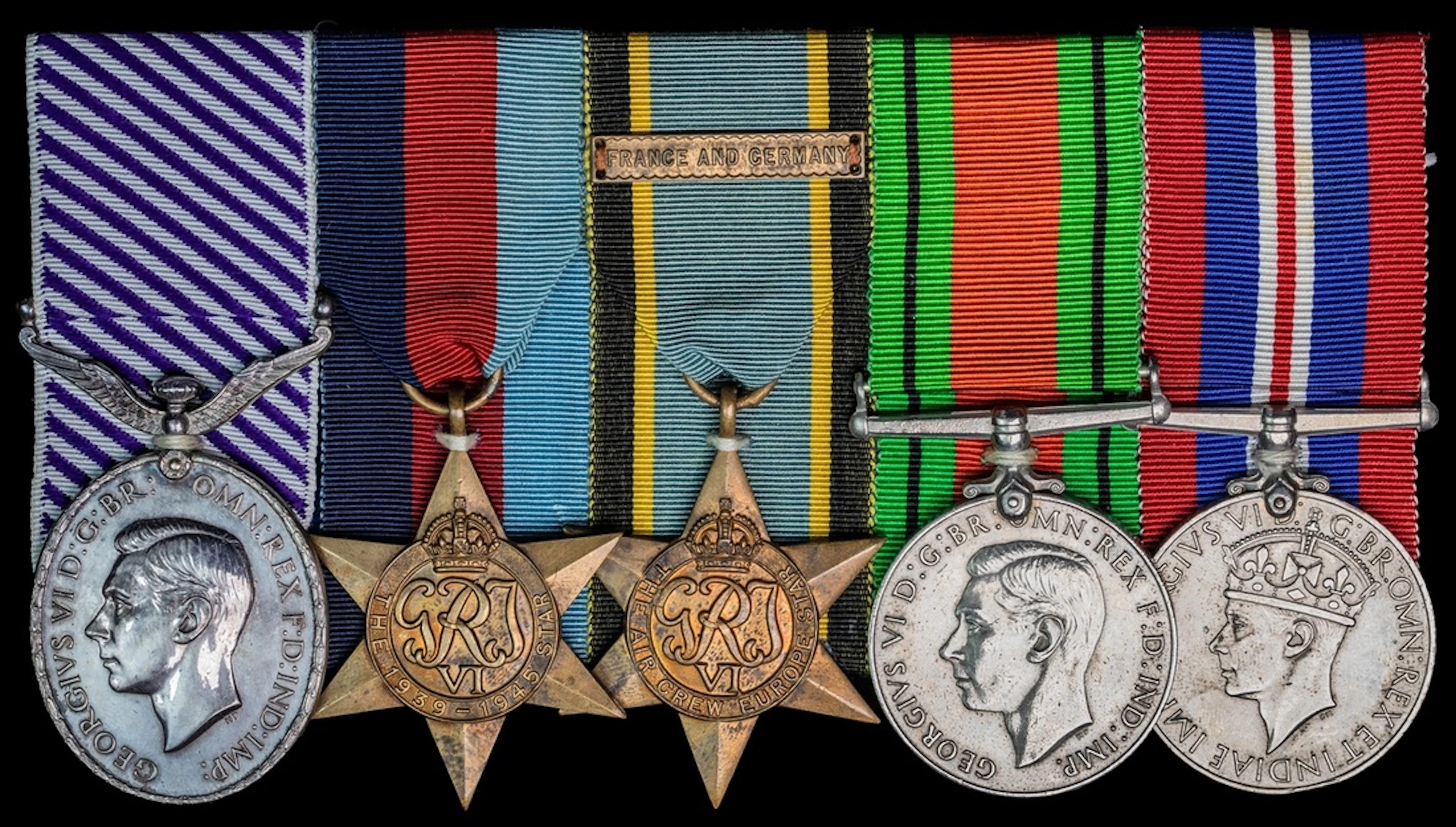 The Second World War D.F.M. group of five awarded to Flight Sergeant