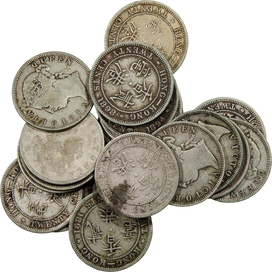 Hong Kong, Victoria, 20 cents (20), including 1873 (1), 1876 (1)
