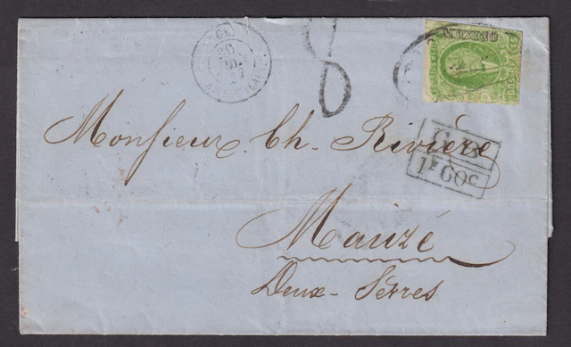 Mexico, 1856 "Hidalgos" Issue