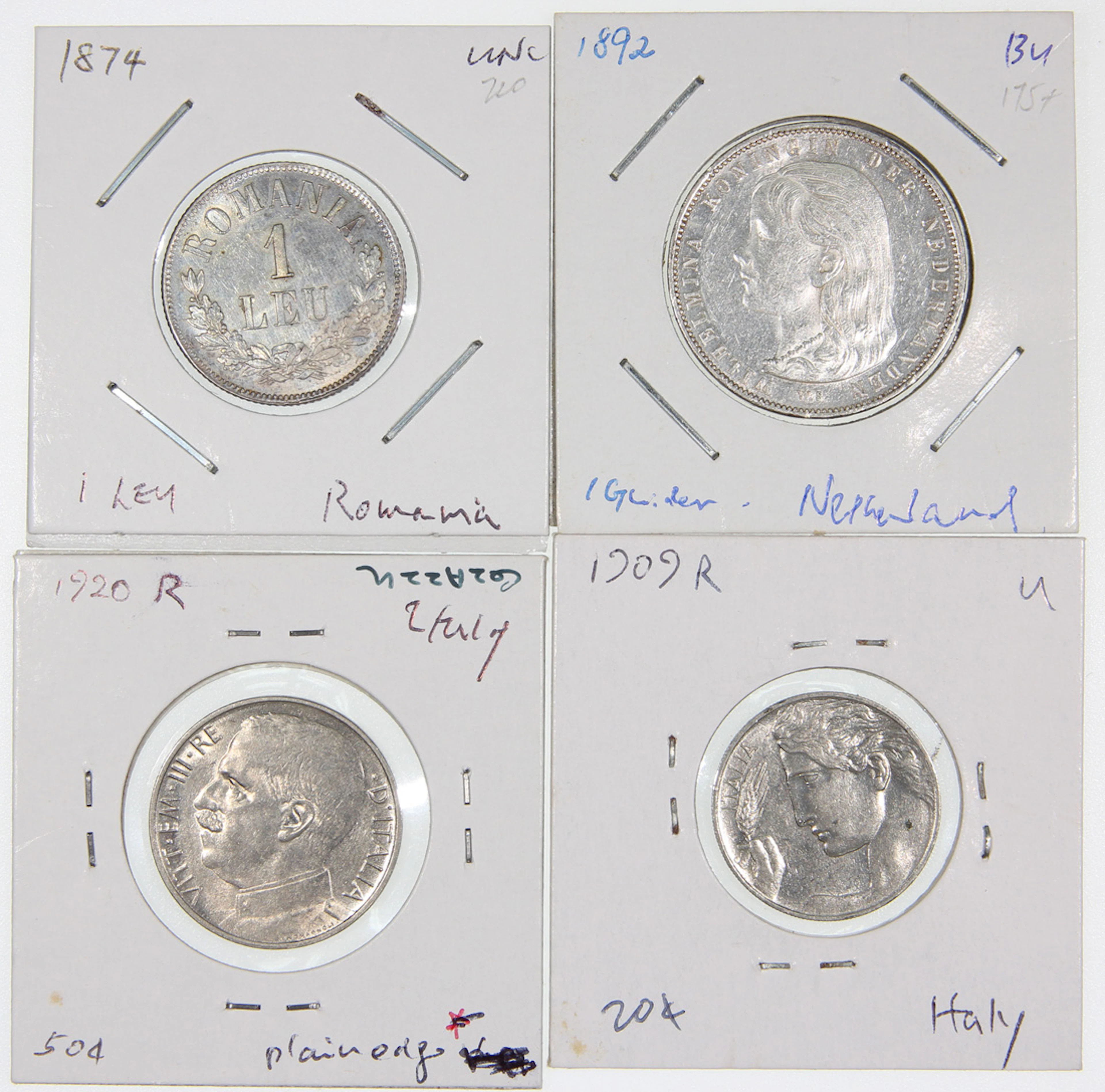 European Coins, a group of 4x, including