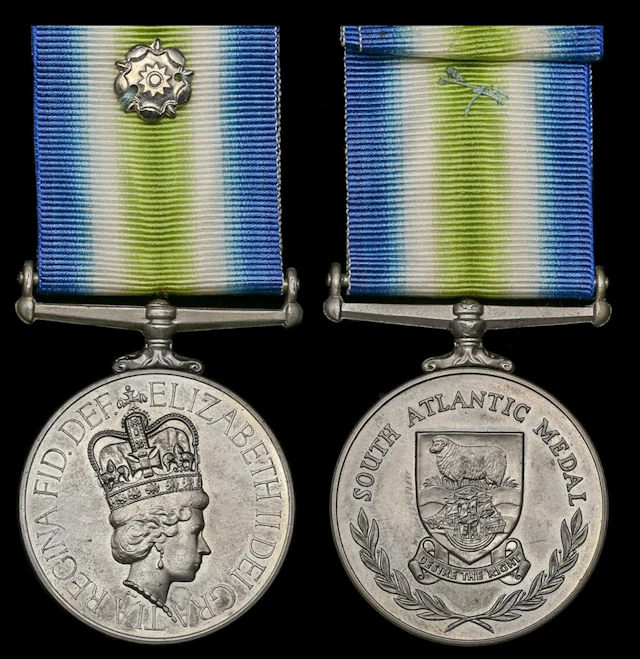 South Atlantic 1982, with rosette (D. Scott), toned, good very fine