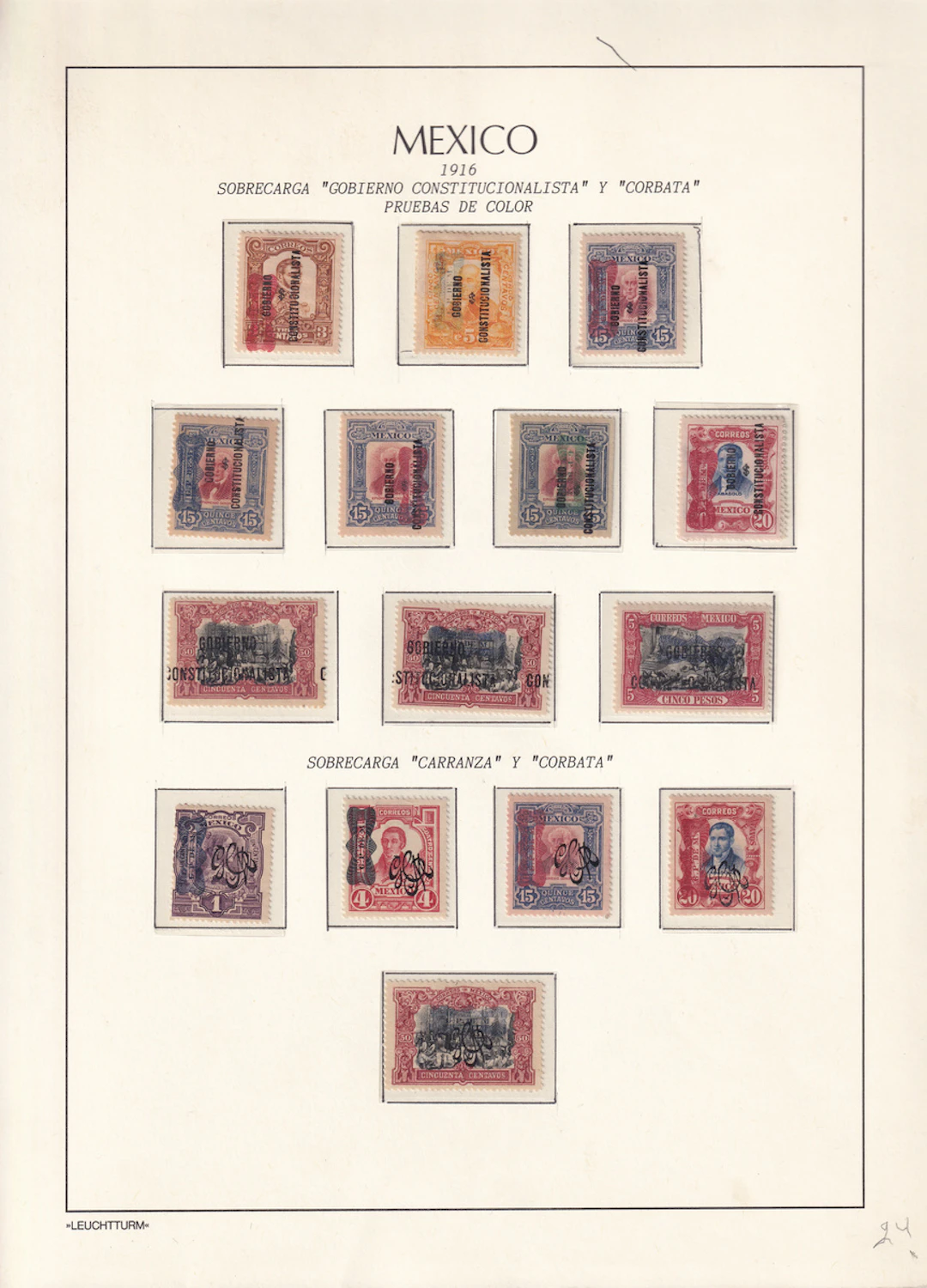 1914-1940 Revolutionary and Early 20th Century Period 1915, "Gobierno