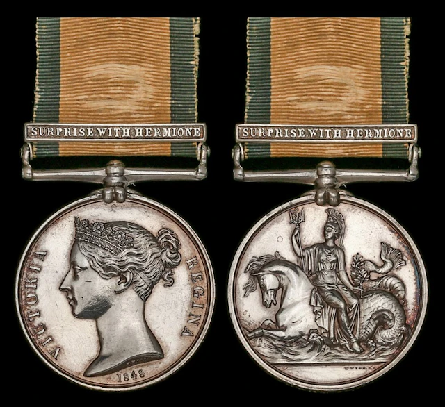 The Naval General Service Medal awarded to Ordinary Seaman T. Turner