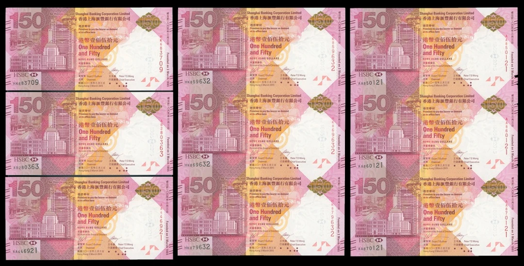 HongKong & Shanghai Banking Corporation, a group of the $150 issues