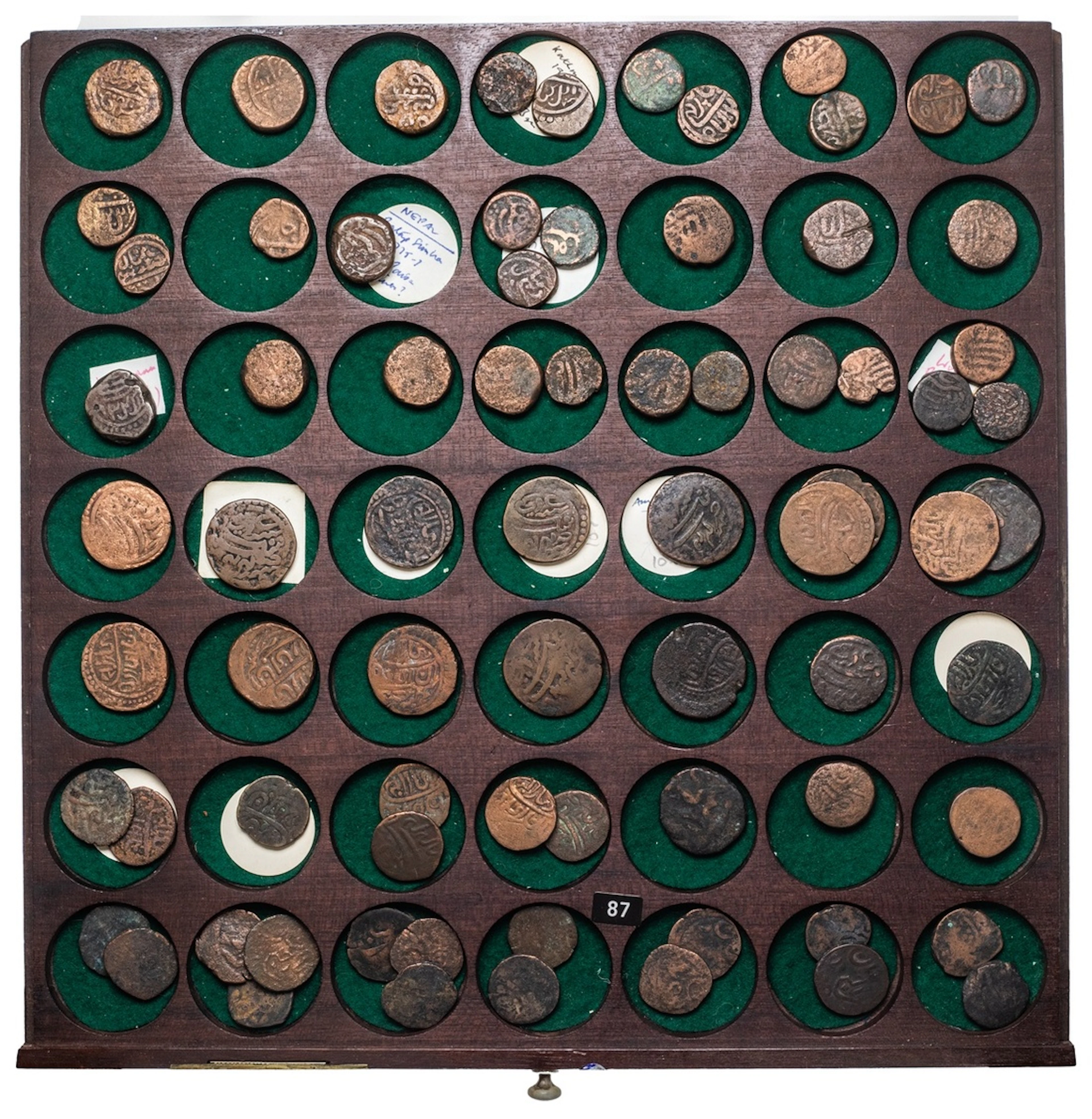 Nepal, Hill States, Copper Paisas or smaller units, with Arab legends