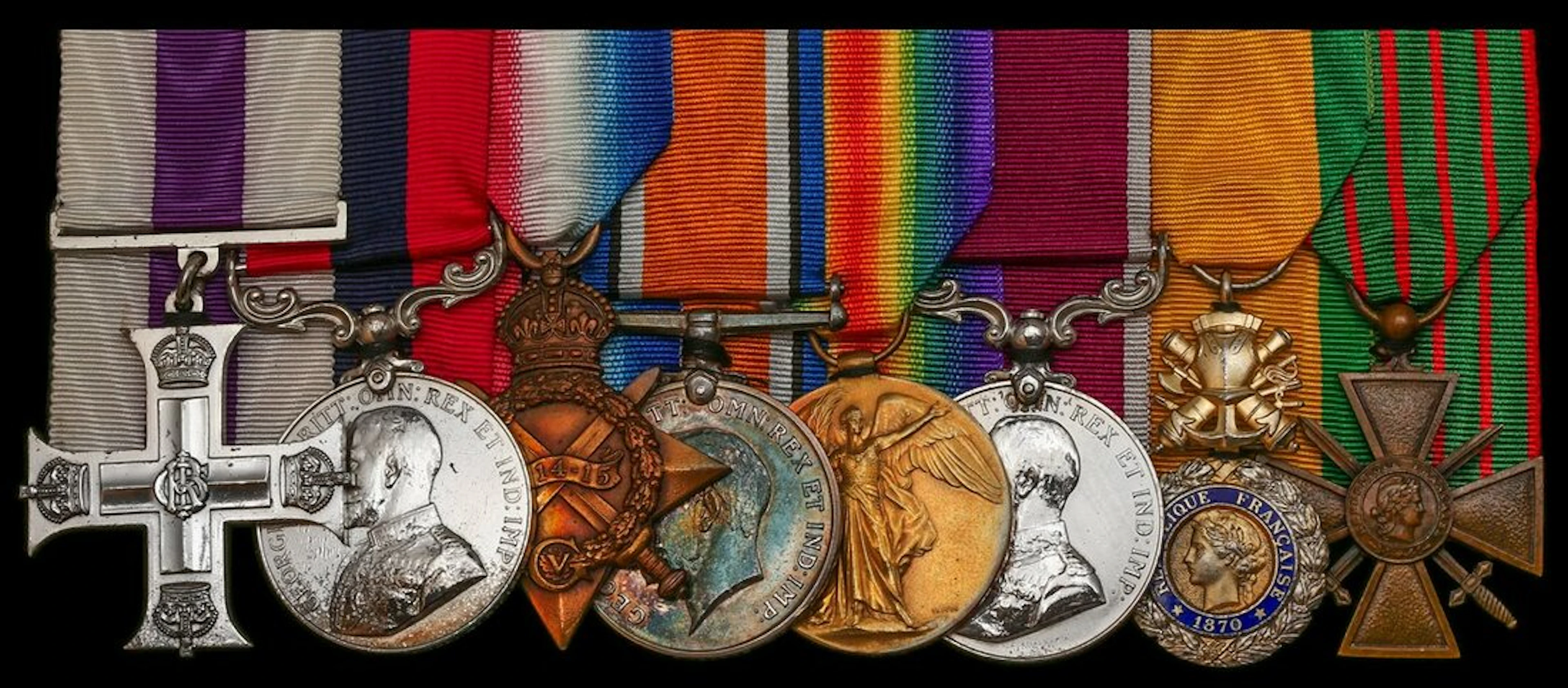 A Regimentally unique Great War 'Salonika' M.C., Western Front D.C.M.
