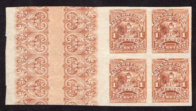1884-1913 Post-Classic Period 1895, "Mulitas", 1c. brown, colour plate