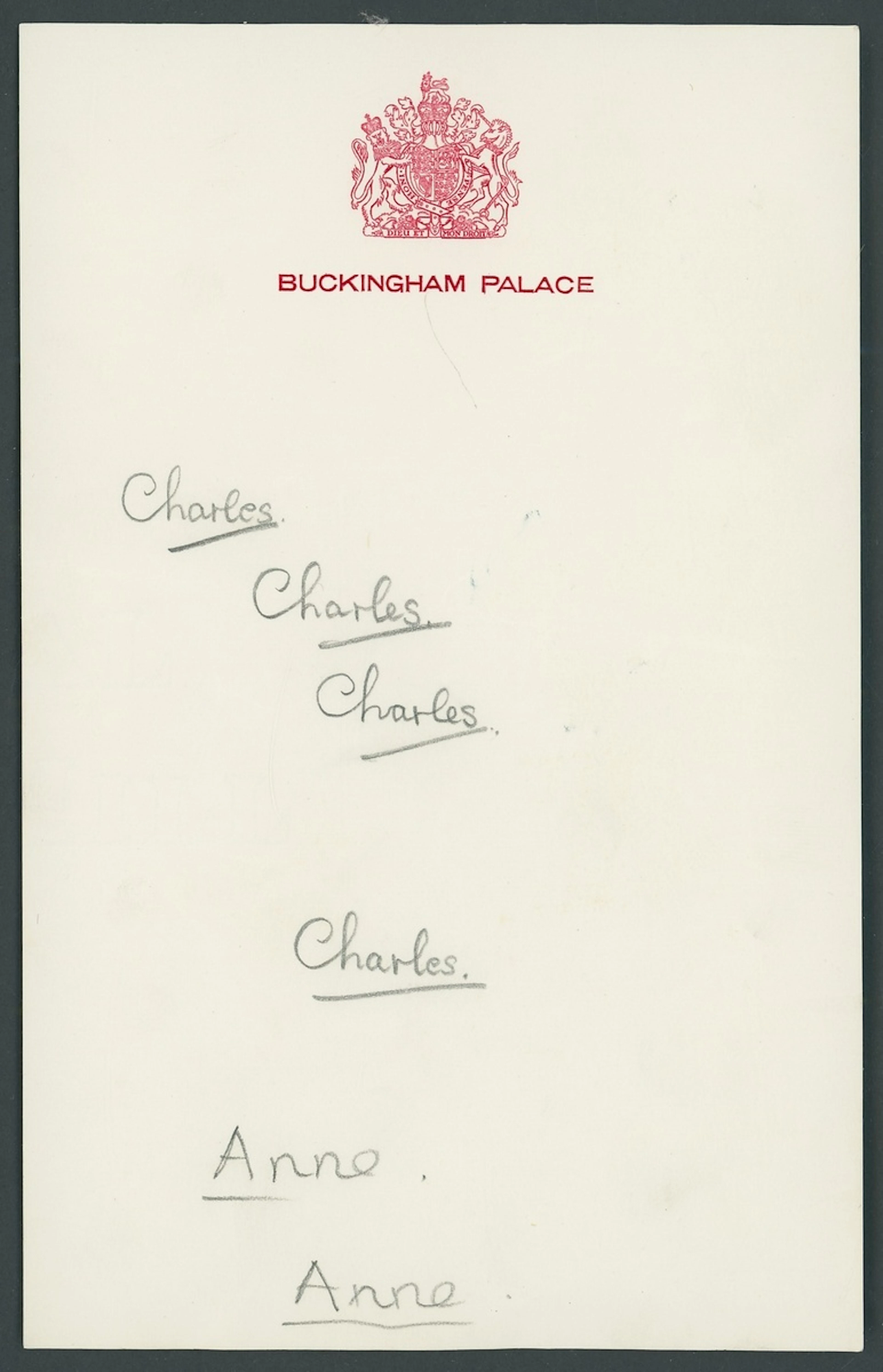 Great Britain Royalty King Charles III and Princess Anne c1960 Buckingham