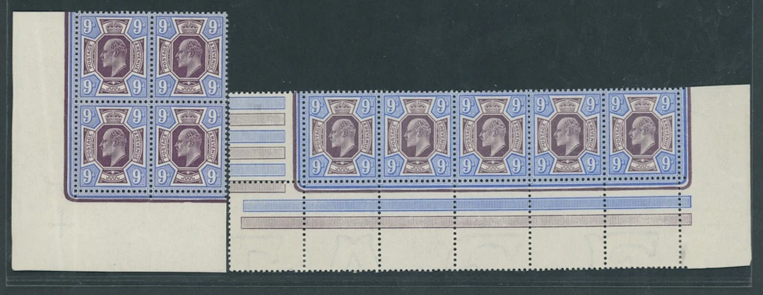 Great Britain King Edward VII 1902-10 De La Rue 9d. slate-purple and