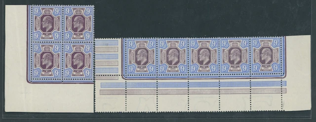Great Britain King Edward VII 1902-10 De La Rue 9d. slate-purple and