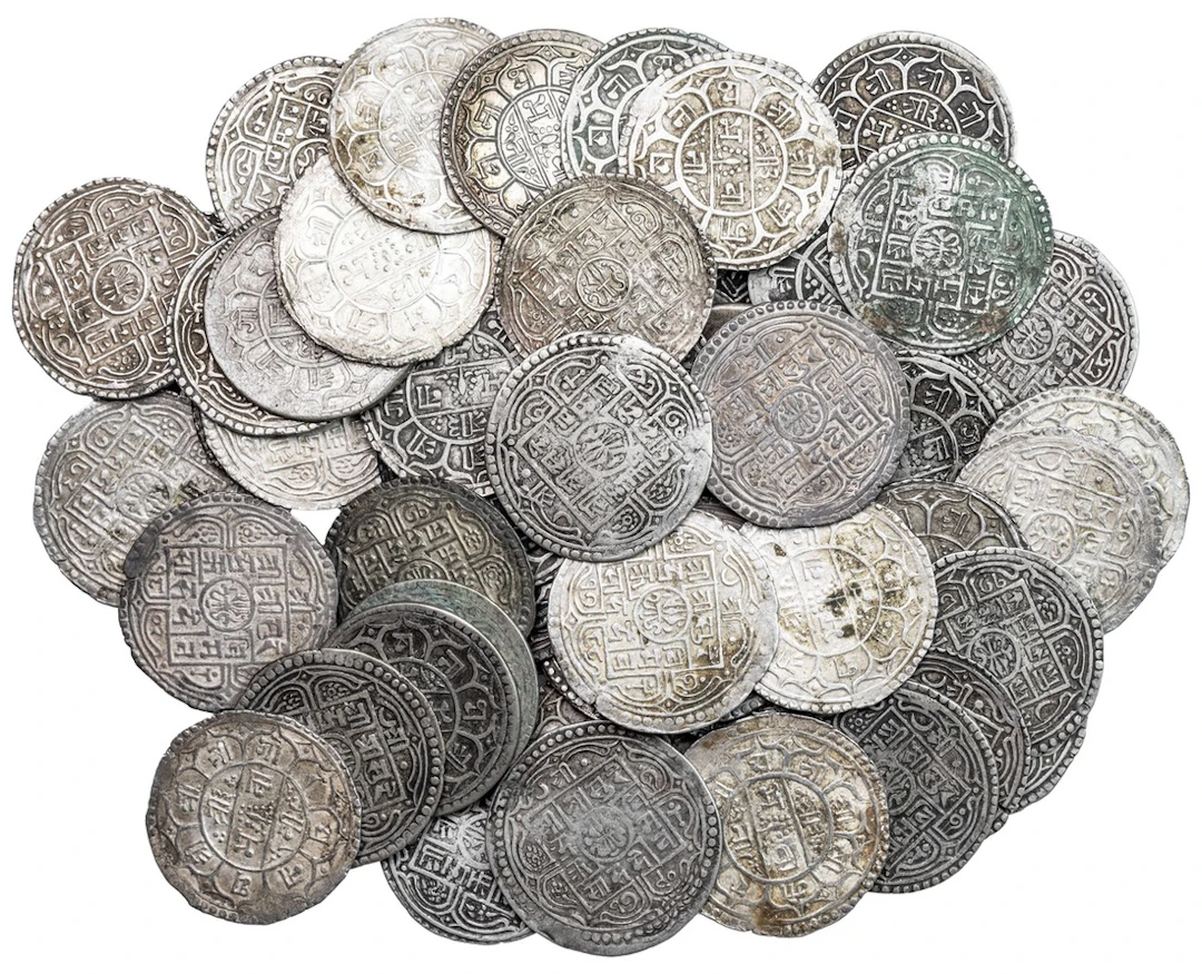 Nepal, Surendra Vikram Shah (1847-1881), Mohars (59), SE 1769 (RGV