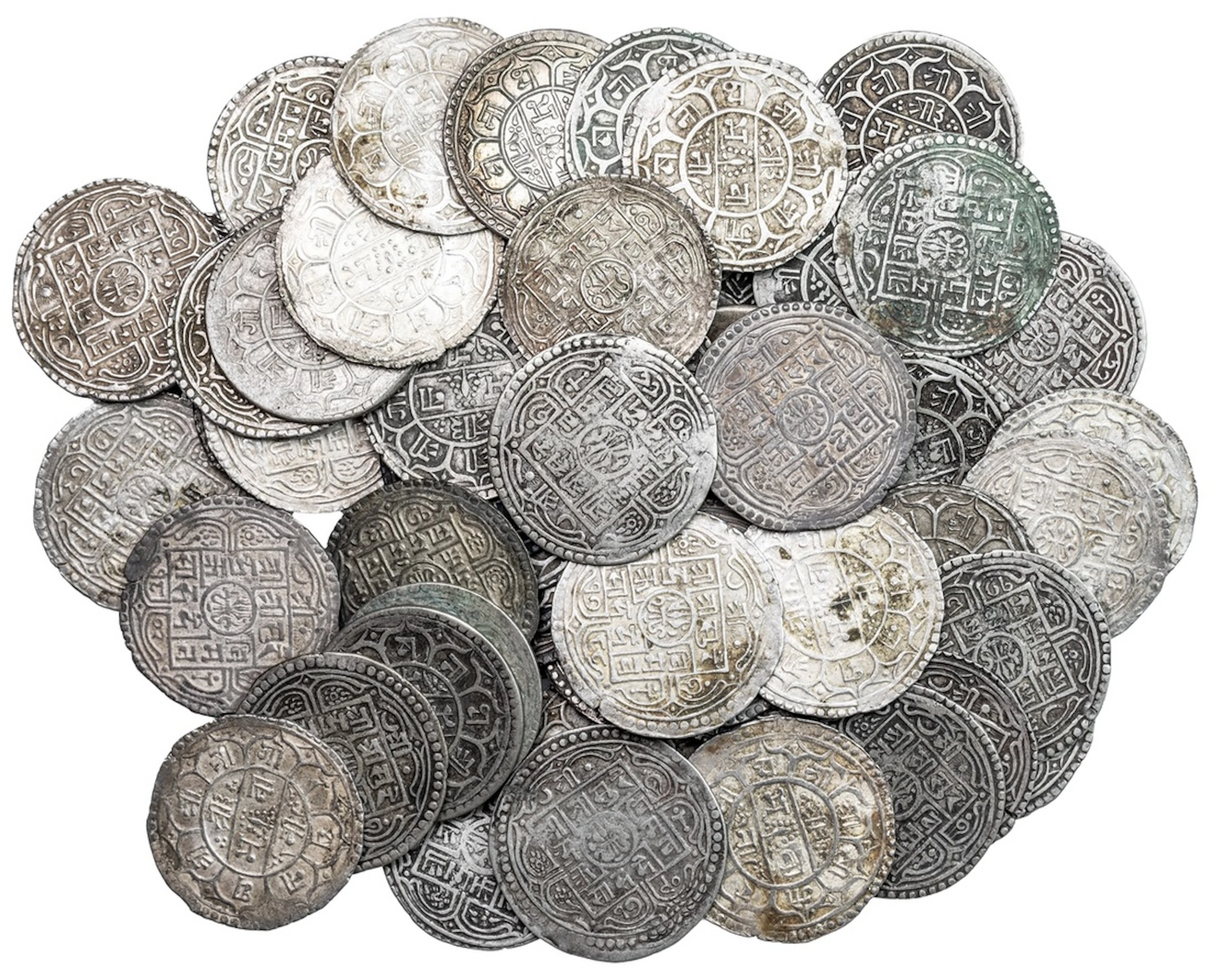 Nepal, Surendra Vikram Shah (1847-1881), Mohars (59), SE 1769 (RGV