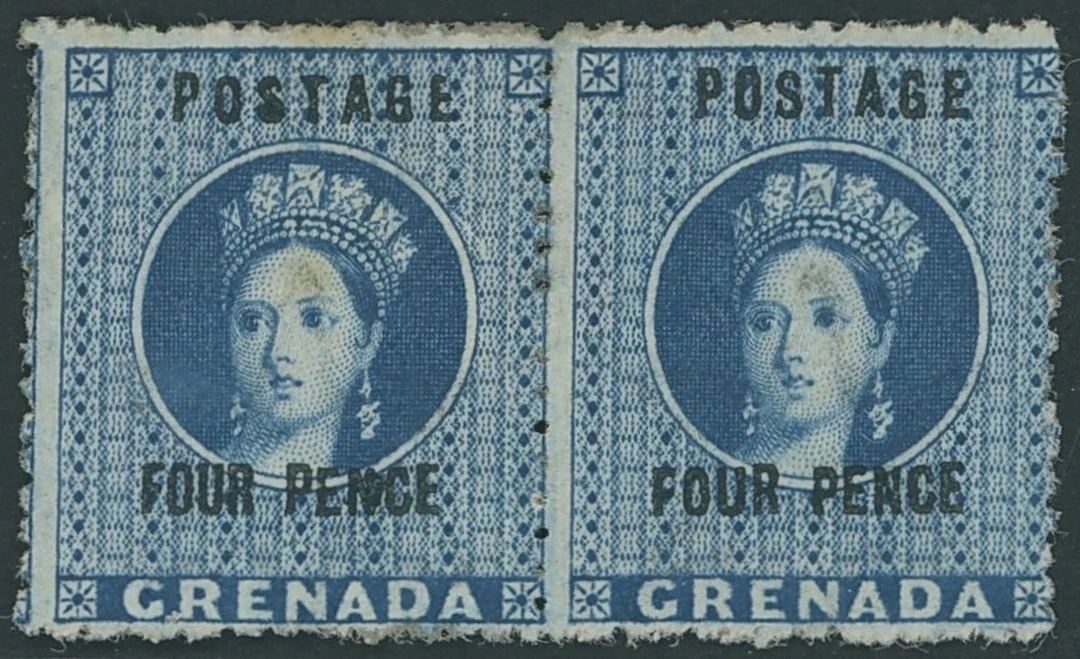 Grenada Issued Stamps 1881 (Apr.) watermark Broad-pointed Star, 4d.