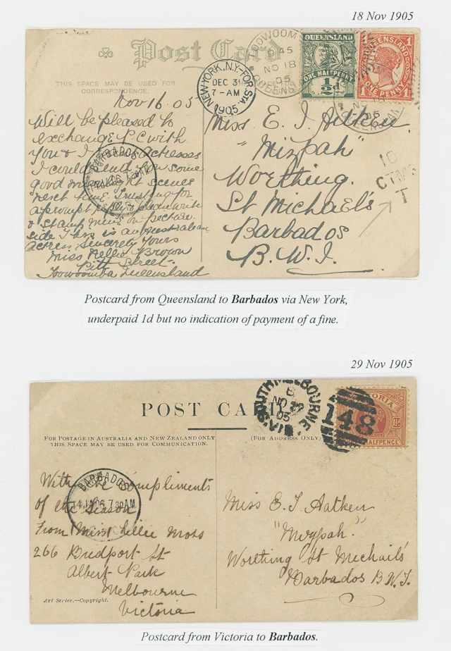 Postal History Ranges Incoming Mail A group of covers and cards to