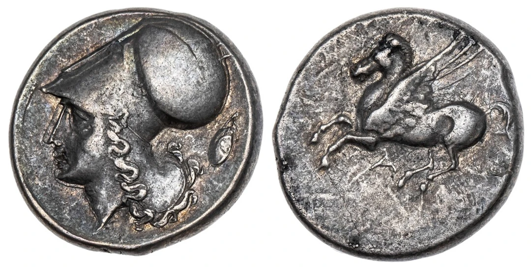 Akarnania, Argos Amphilochikon, AR Stater, struck c. 340-300 BC, Pegasos