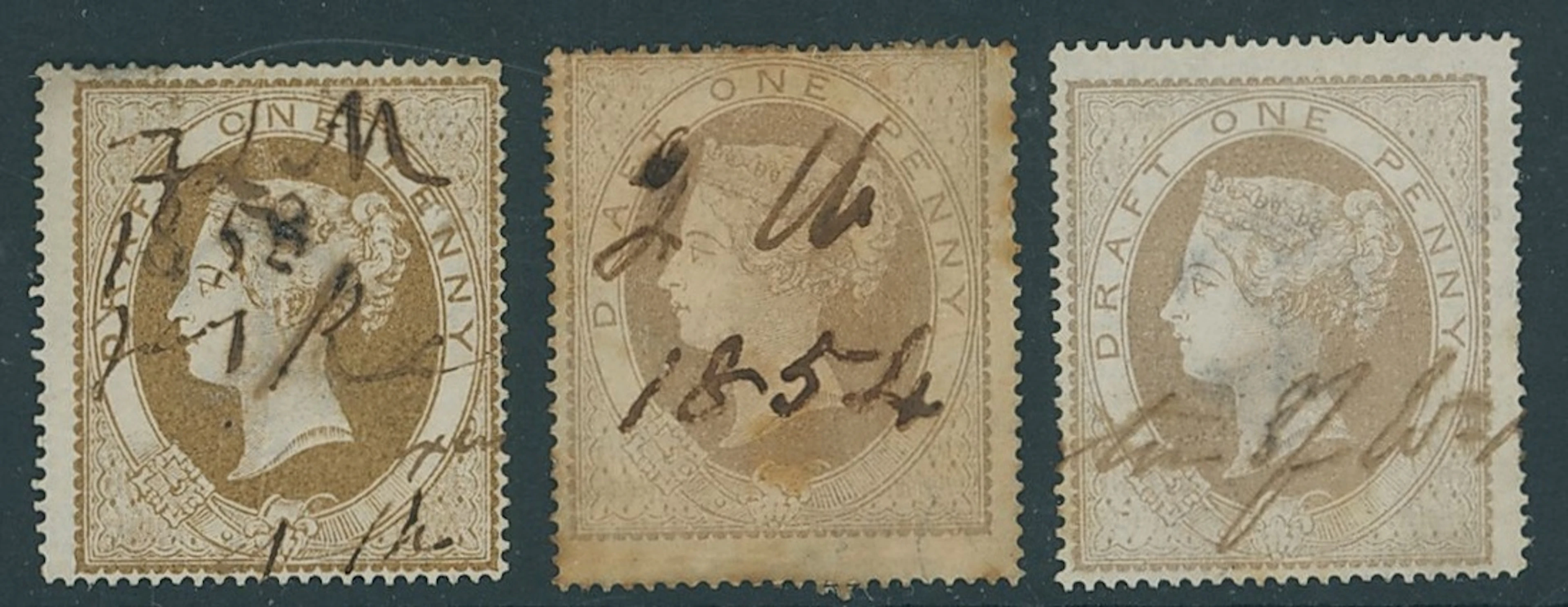 Great Britain Collections and Ranges 1840-83, a small used selection