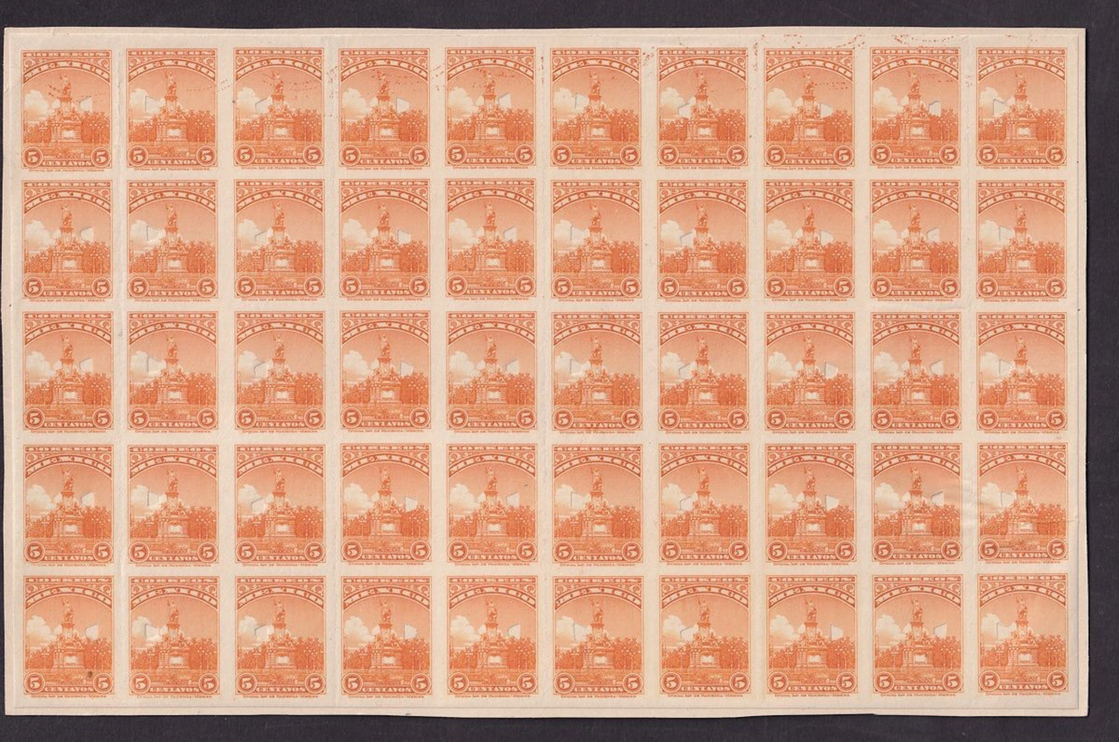 Mexico 20th Century Issues 1923, 3c. Brown, 4c. Green and 5c. Orange
