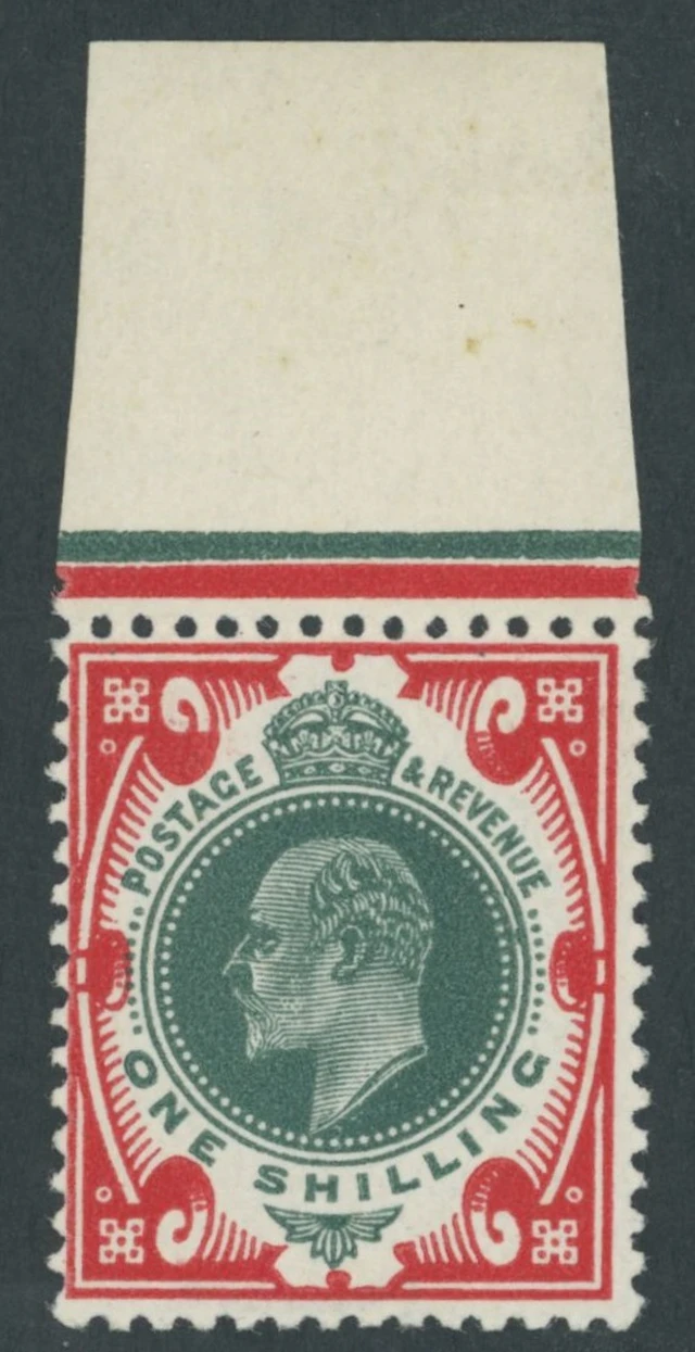 Great Britain King Edward VII 1911 Somerset House 1/- deep green and