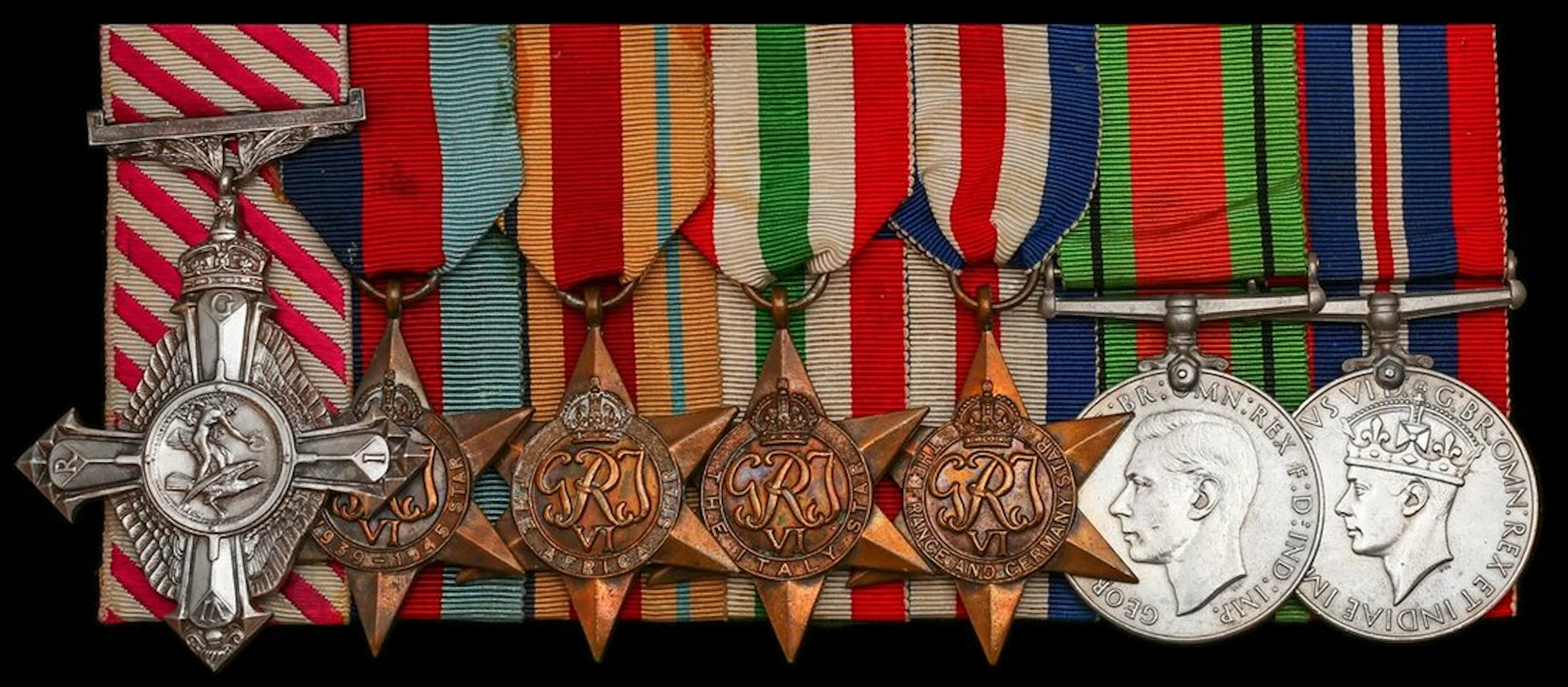 A ‘Bomber Command’ A.F.C. group of seven awarded to Squadron Leader