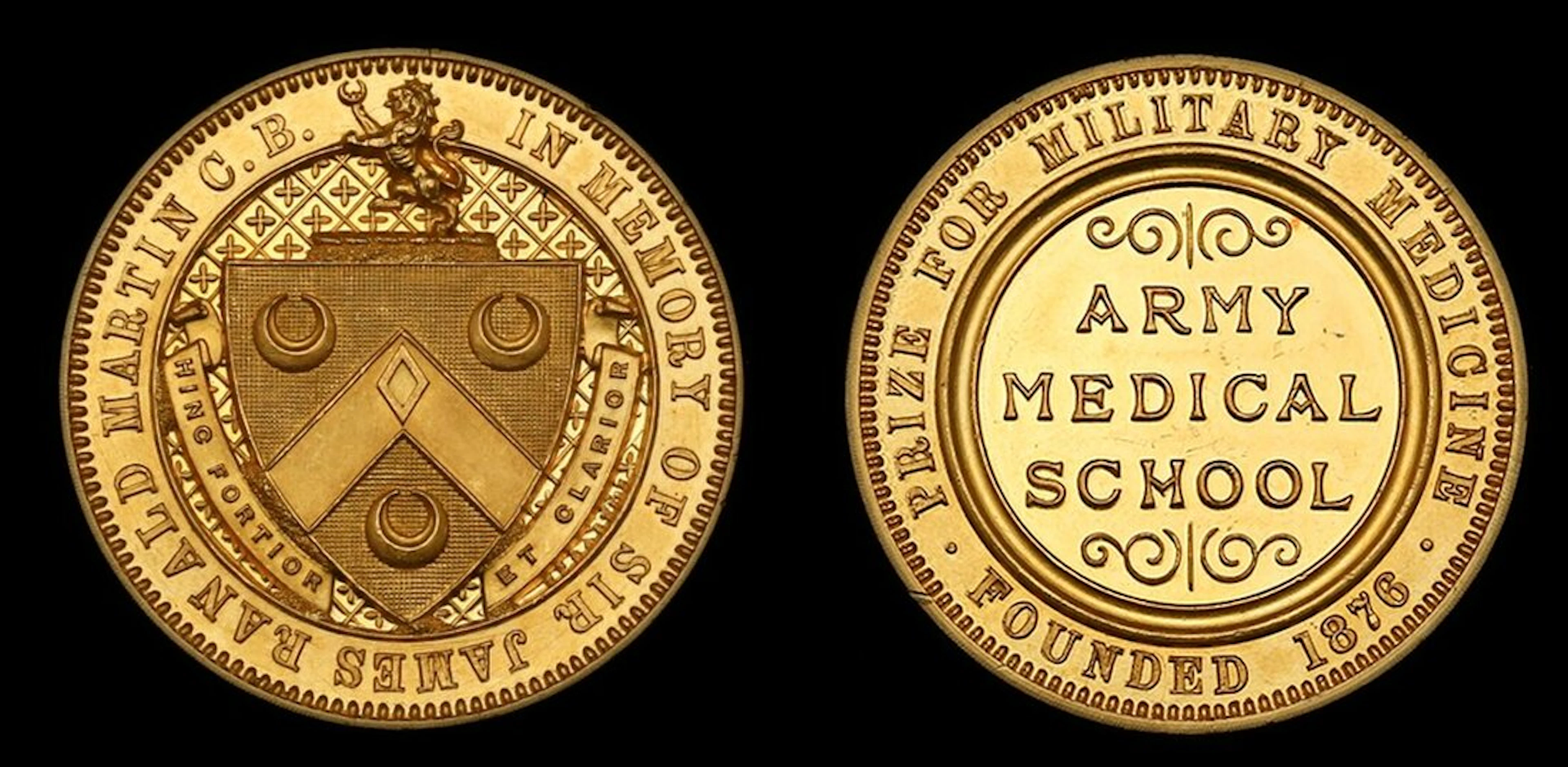 The 1909 Army Medical School Gold Prize for Military Medicine and