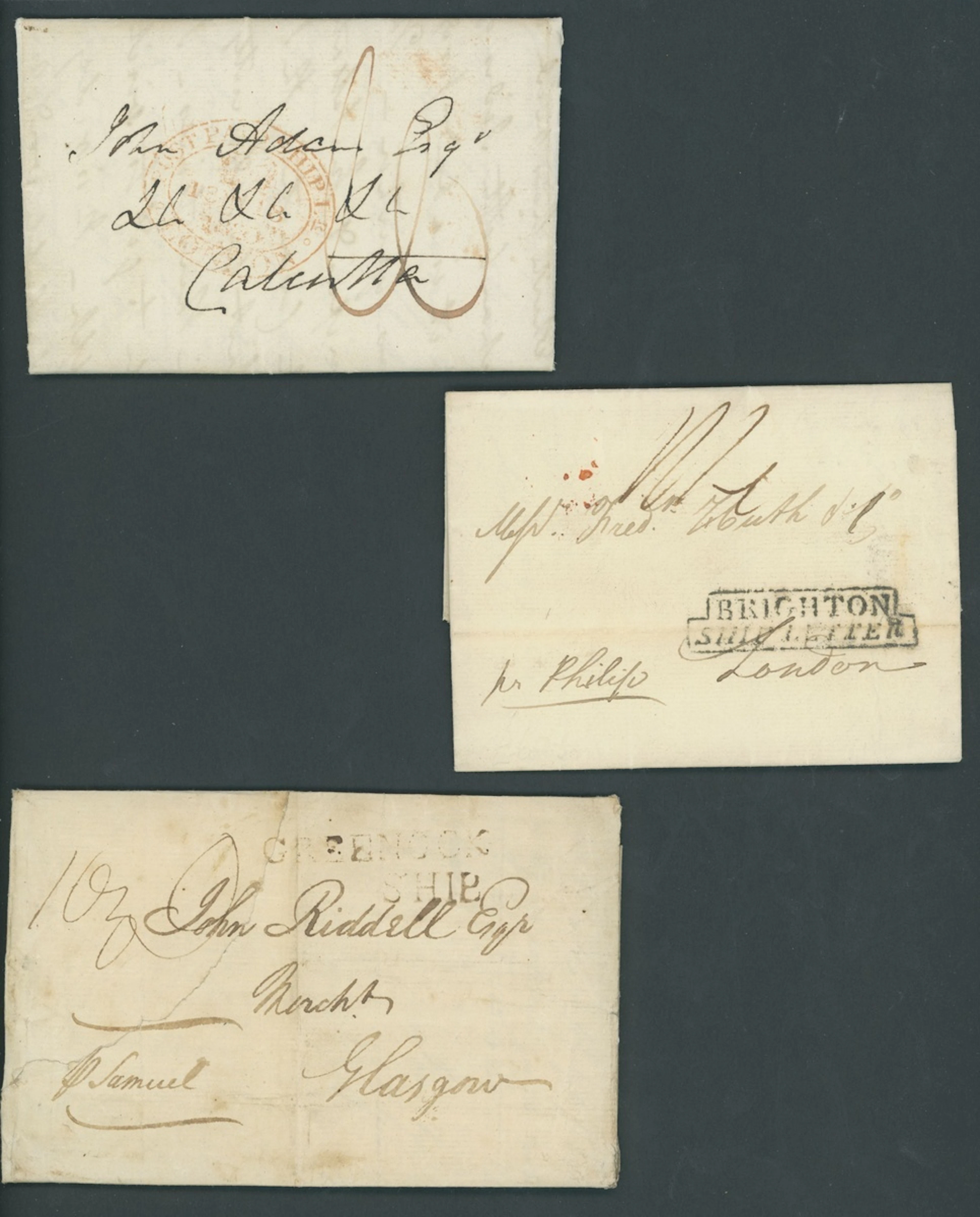 Great Britain Postal History 1784 (24 Aug.), entire letter datelined