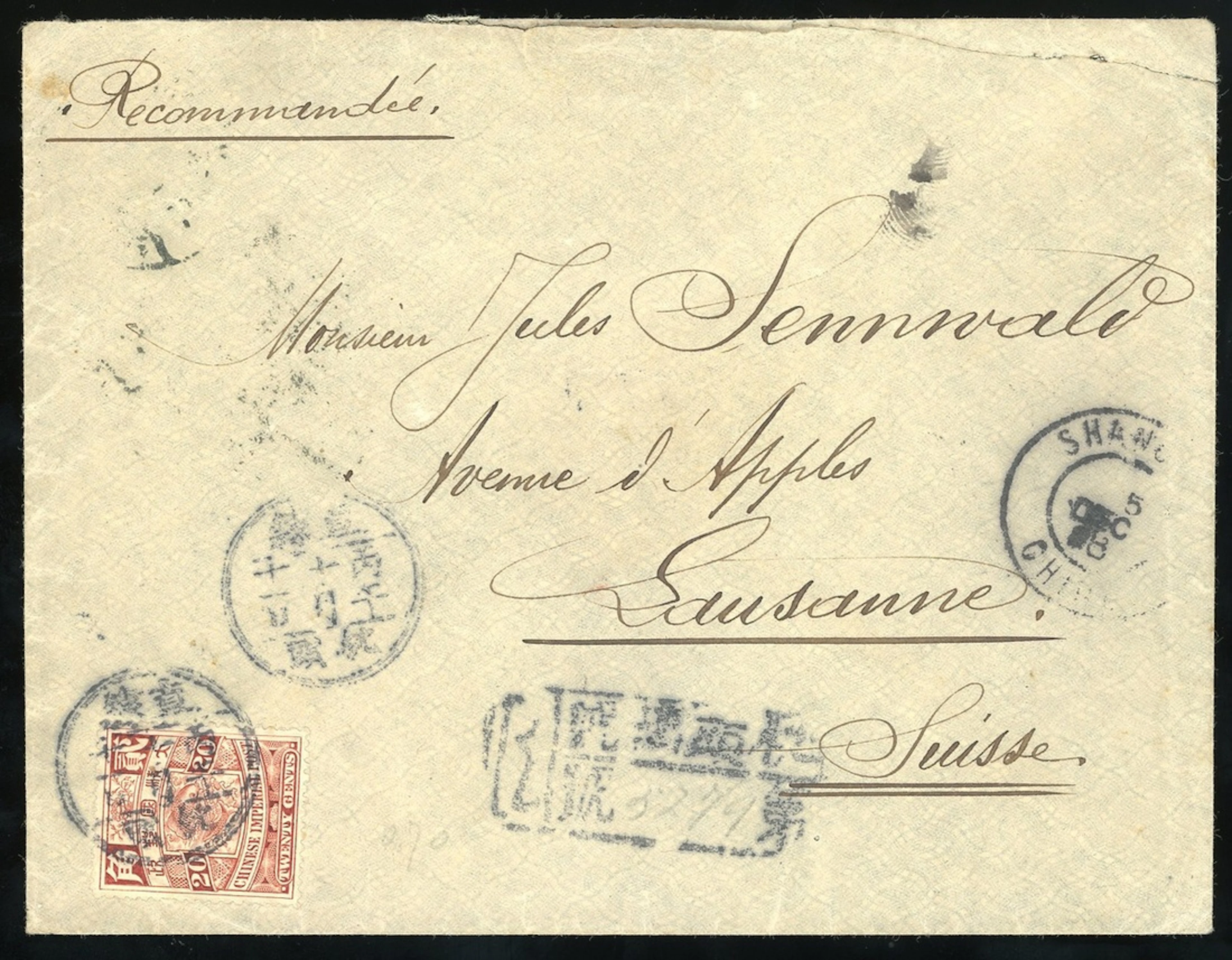 China 1898-1910 Imperial Chinese Post Covers