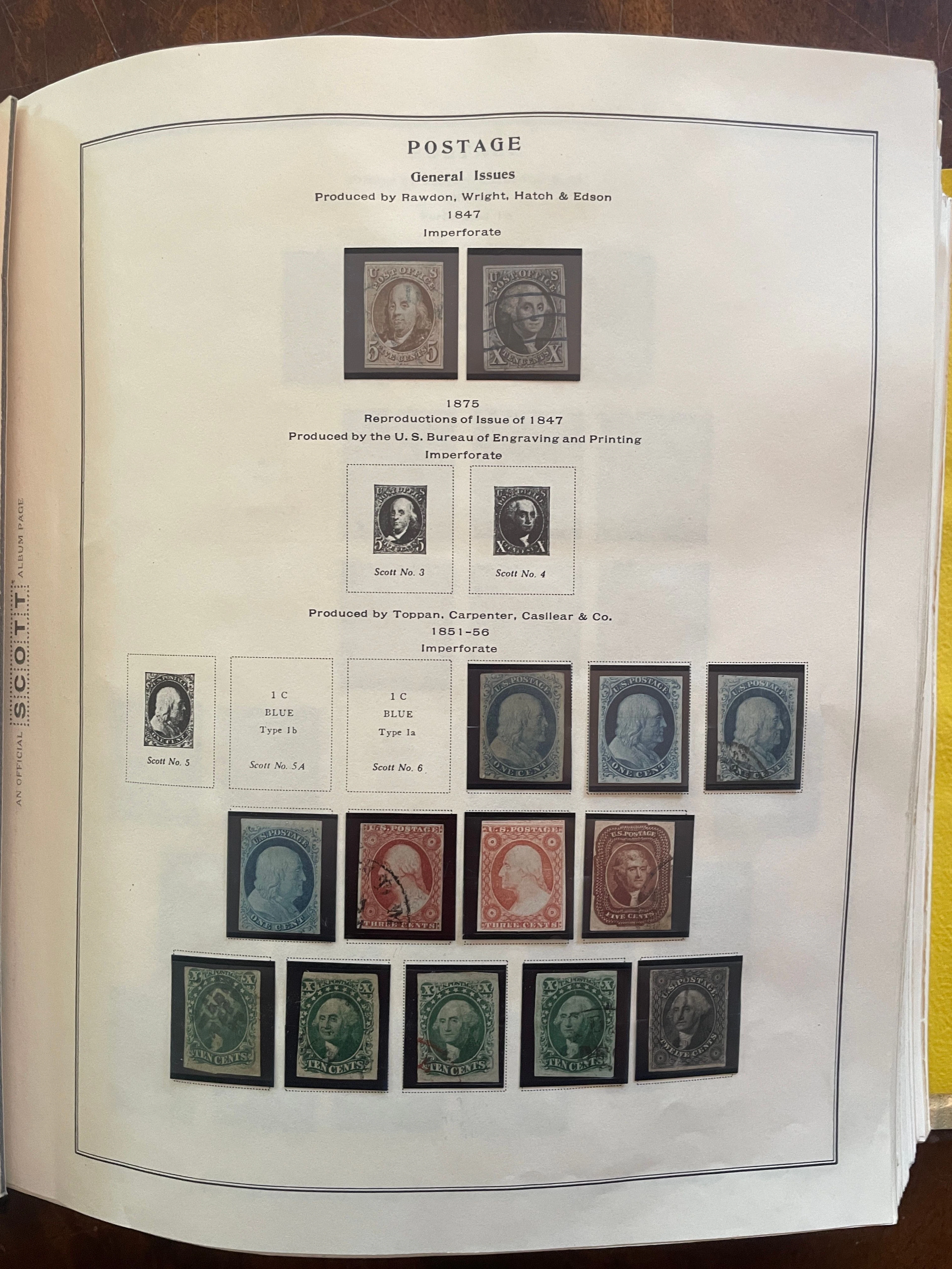 United States 1845-1983. A mint and used collection in a Scott album