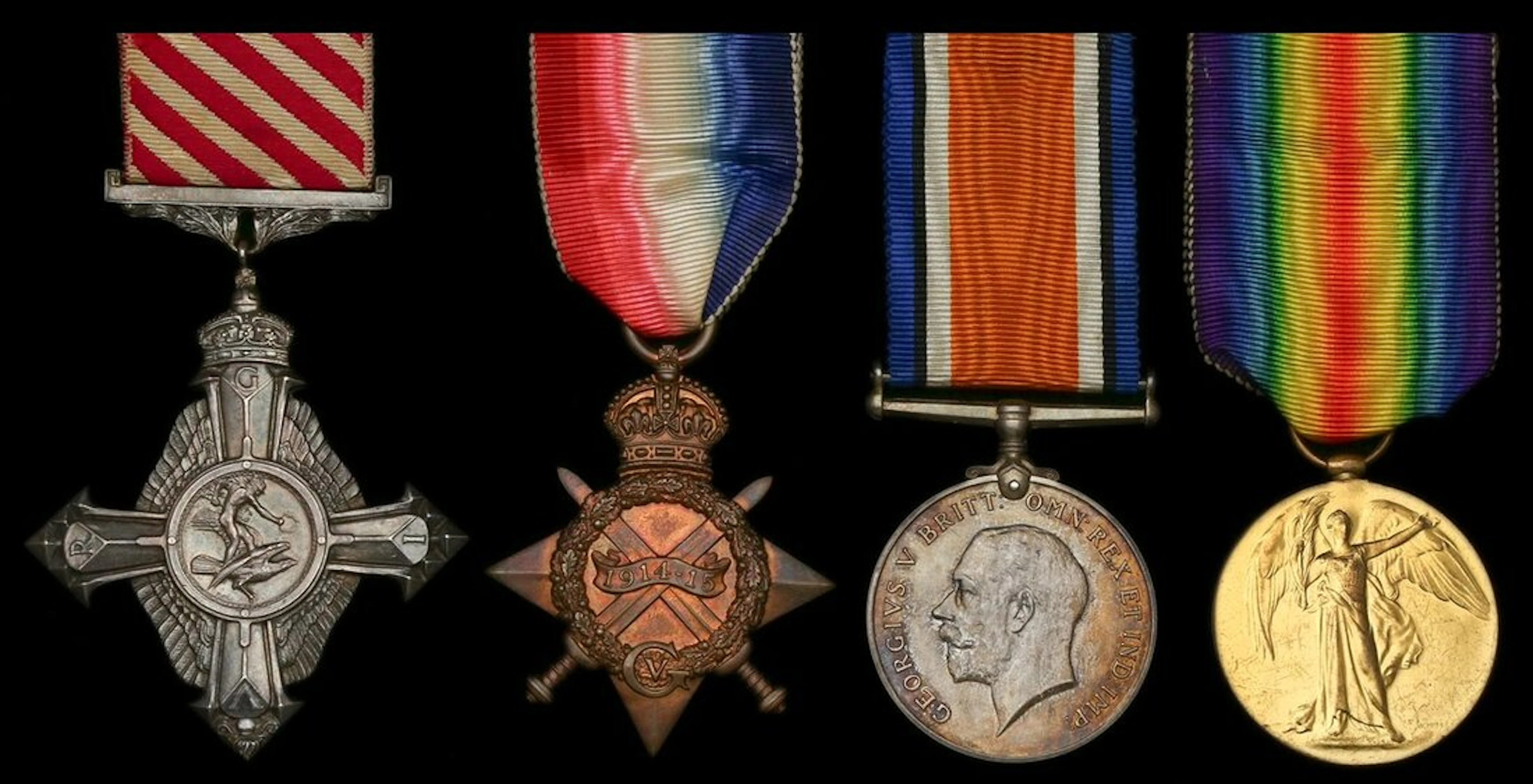 The Great War A.F.C. group of four awarded to Major W. T. F. Holland