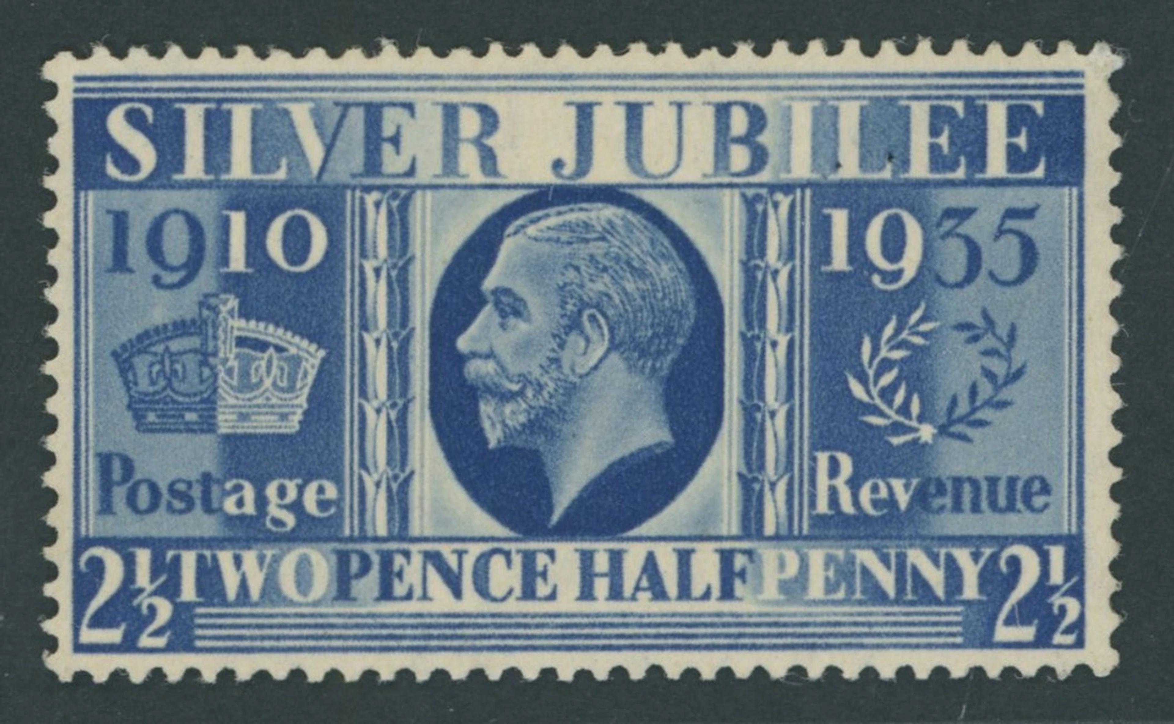 Great Britain King George V 1935 Silver Jubilee 2½d. Prussian blue