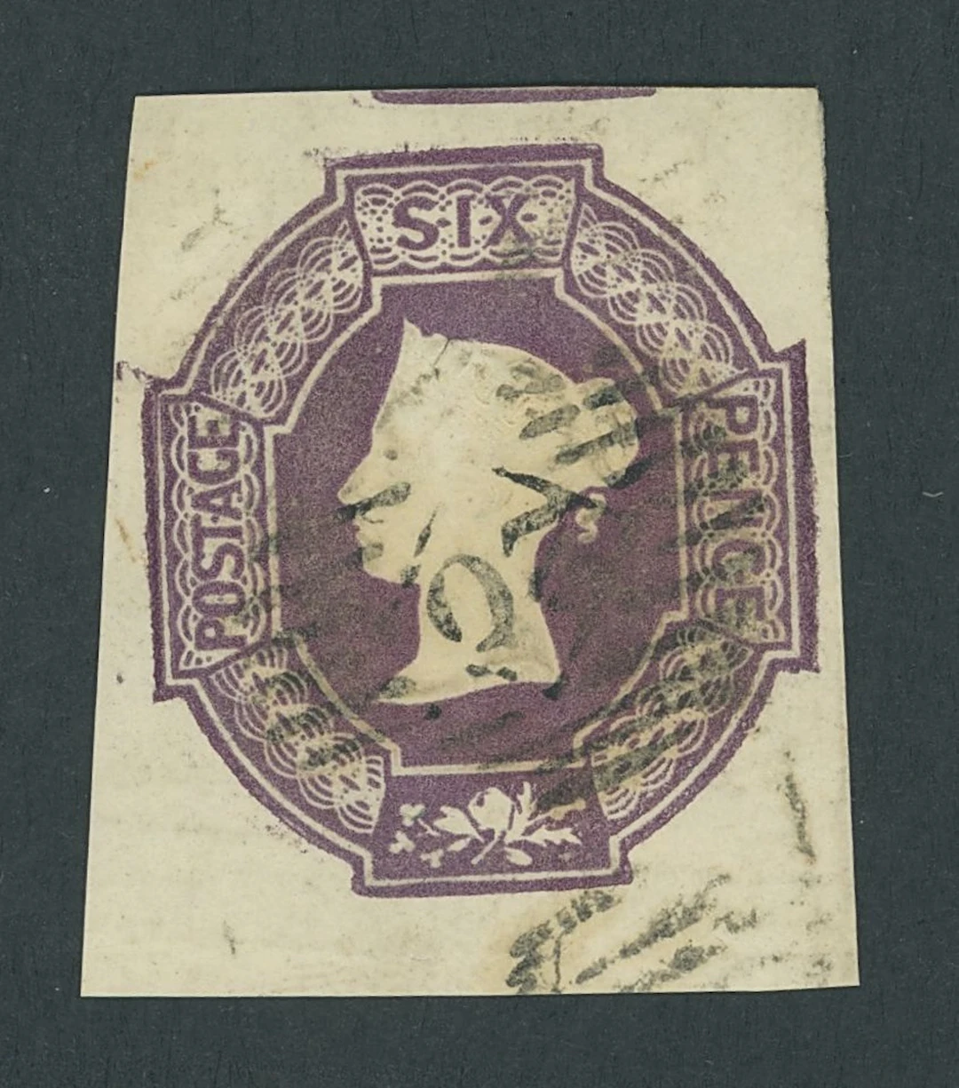 Great Britain 1847-54 Embossed 6d. lilac, watermark inverted and reversed
