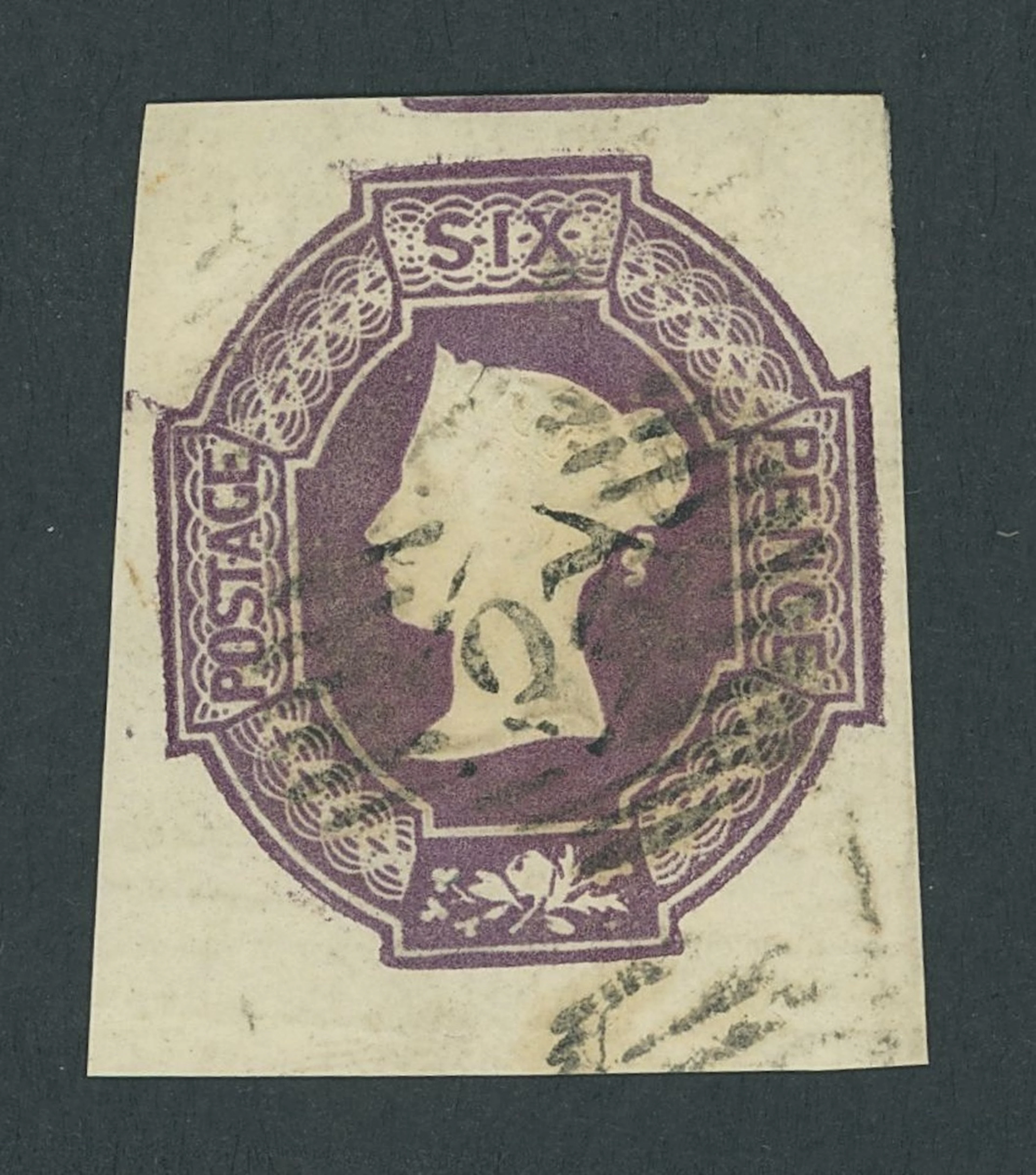 Great Britain 1847-54 Embossed 6d. lilac, watermark inverted and reversed
