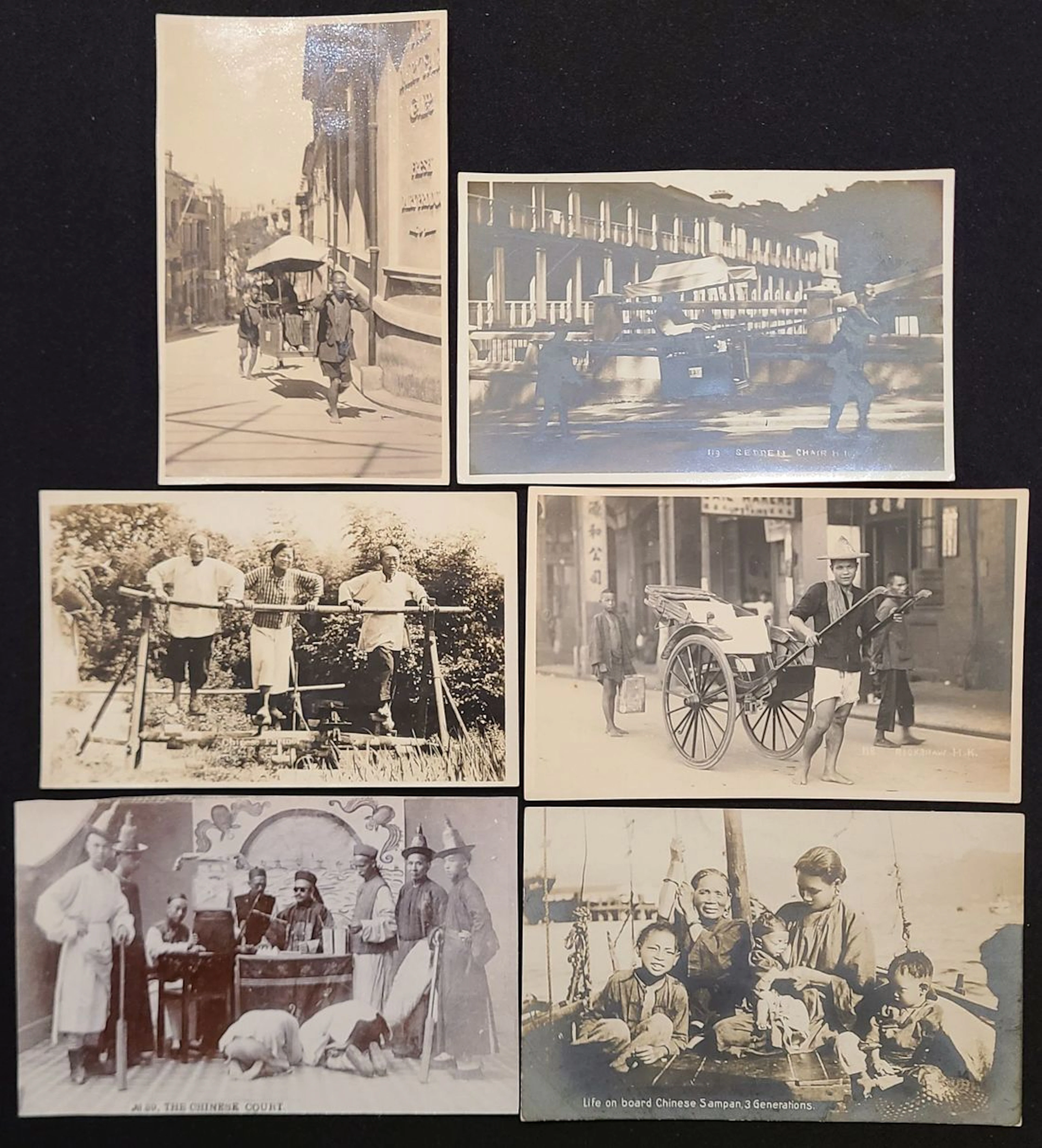 Miscellaneous Picture Postcard Hong Kong 1910s-1920s five real photo