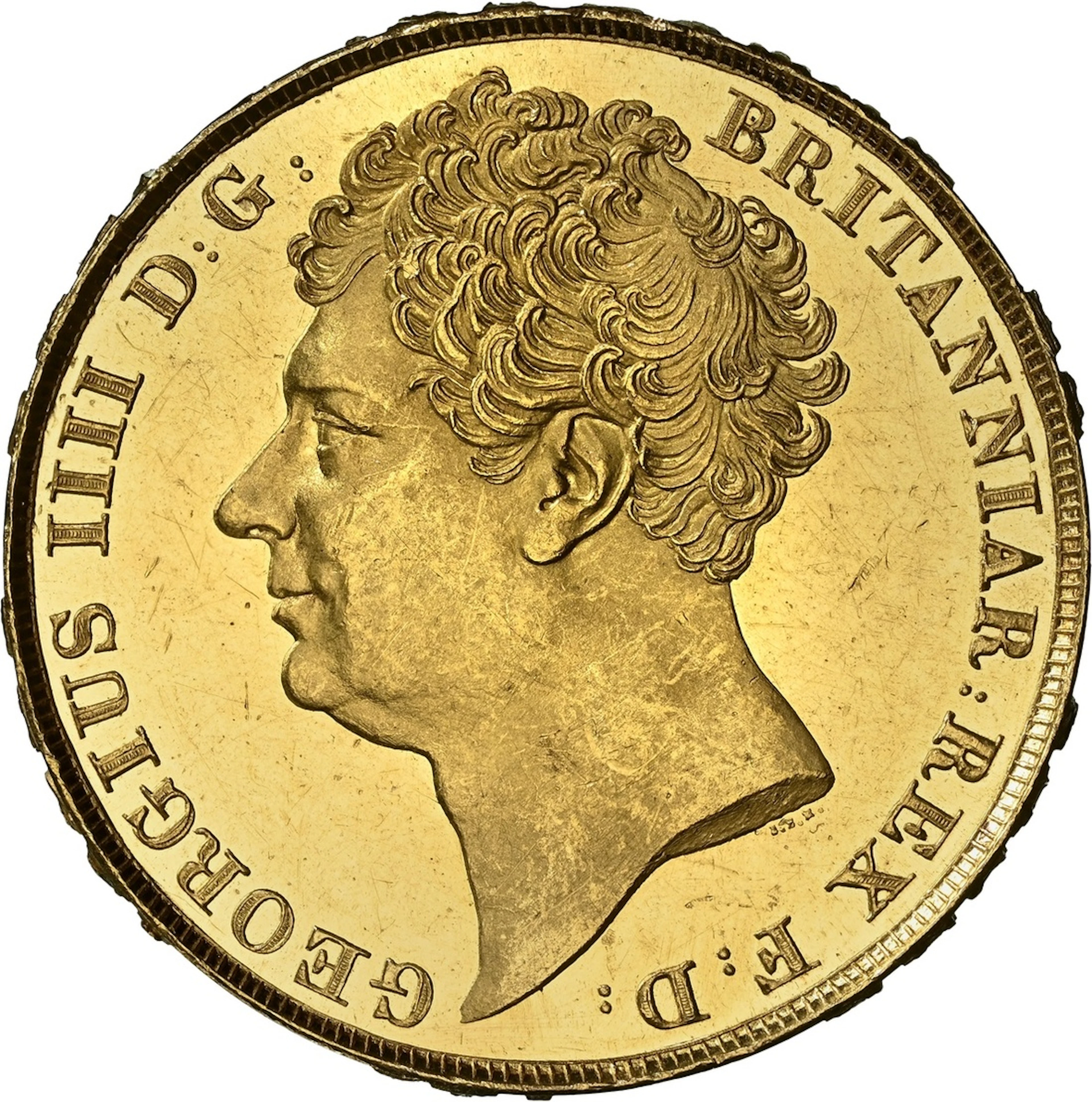 NGC UNC | George IV (1820-1830), Two-Pounds, 1823 IV
