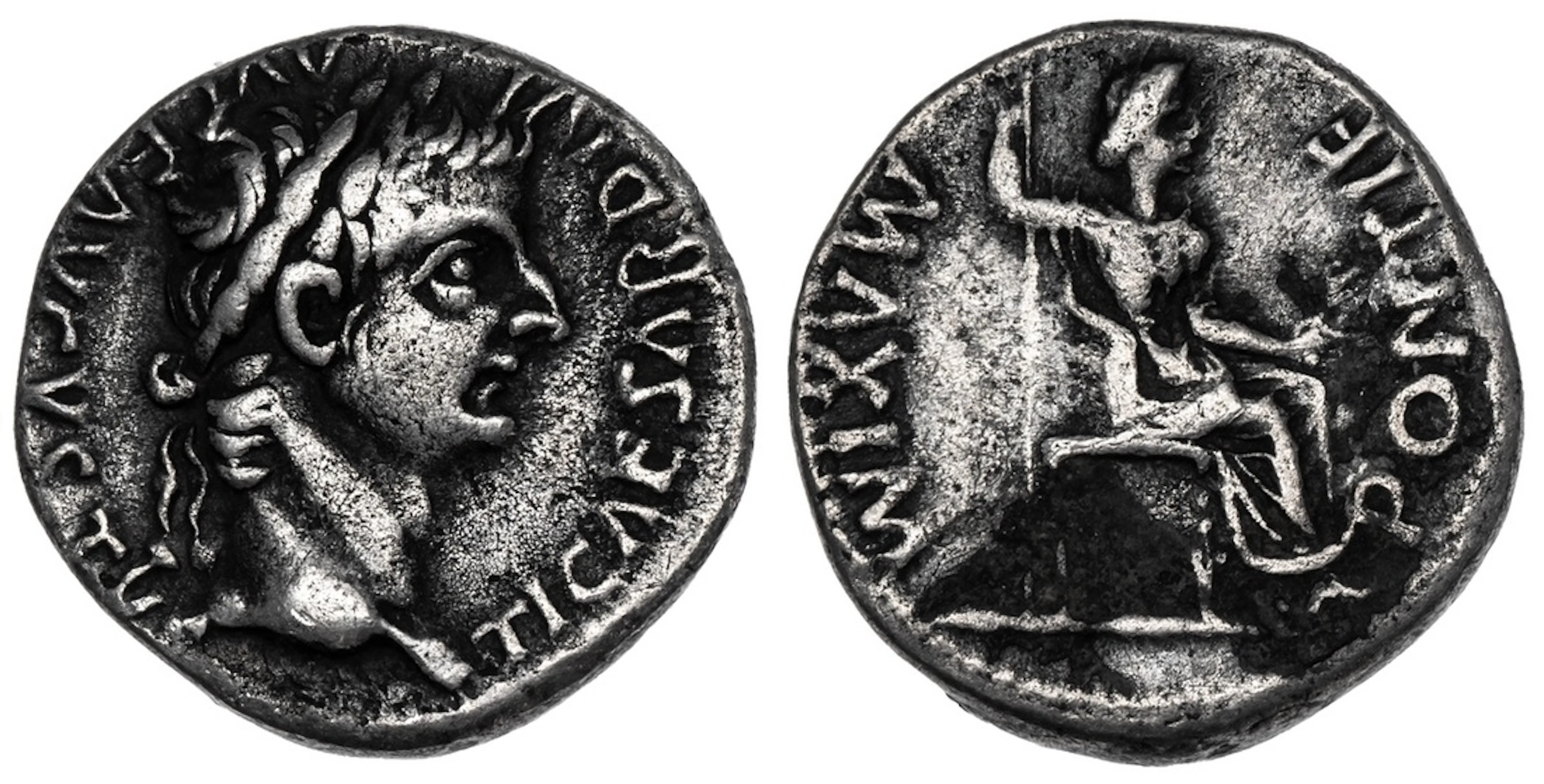Roman Empire, Tiberius (AD 14-37), AR 'Tribute Penny' Denarius, struck