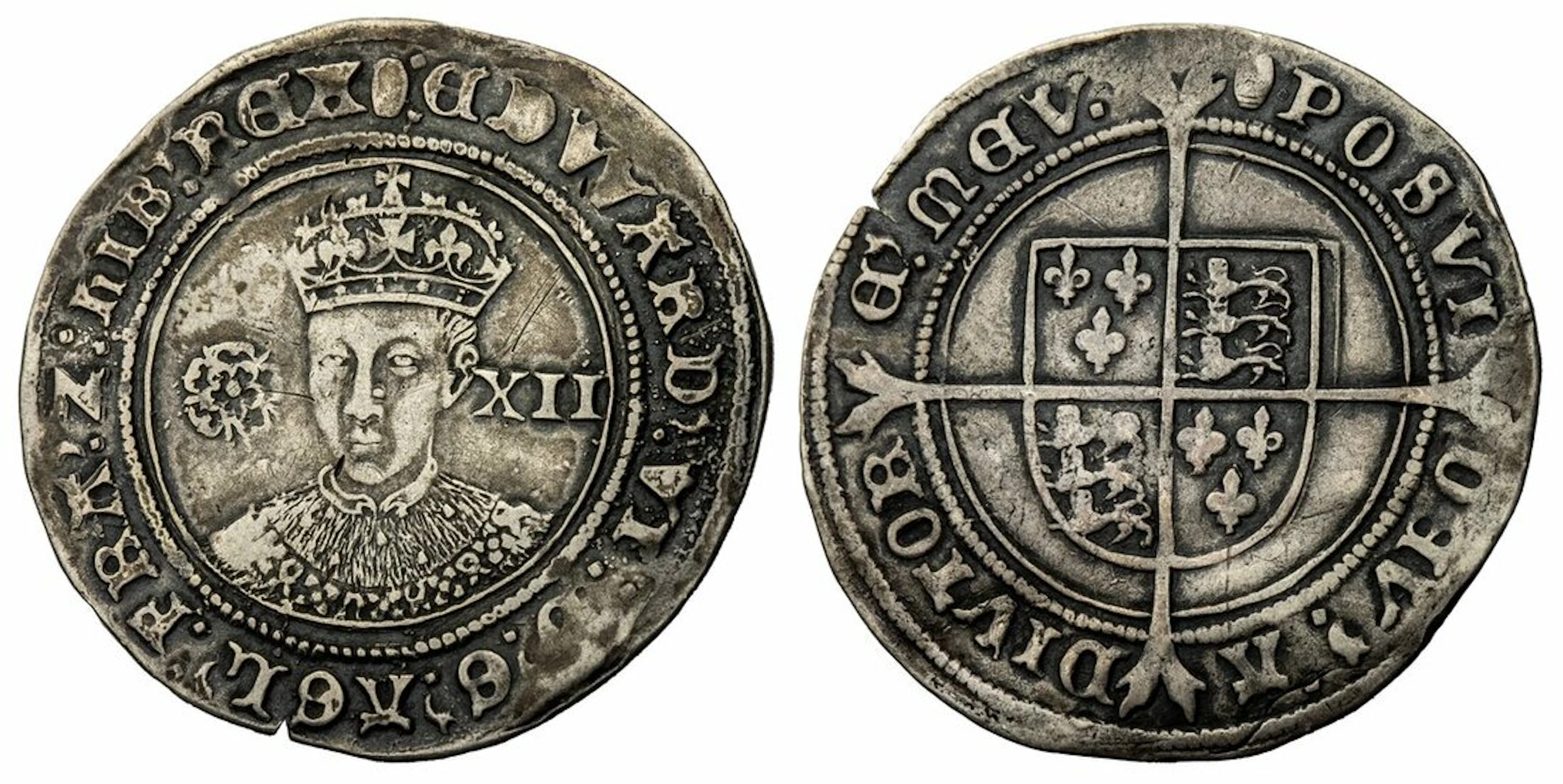 Edward VI (1547-1553), Third Period, Fine Silver Issue, Shilling