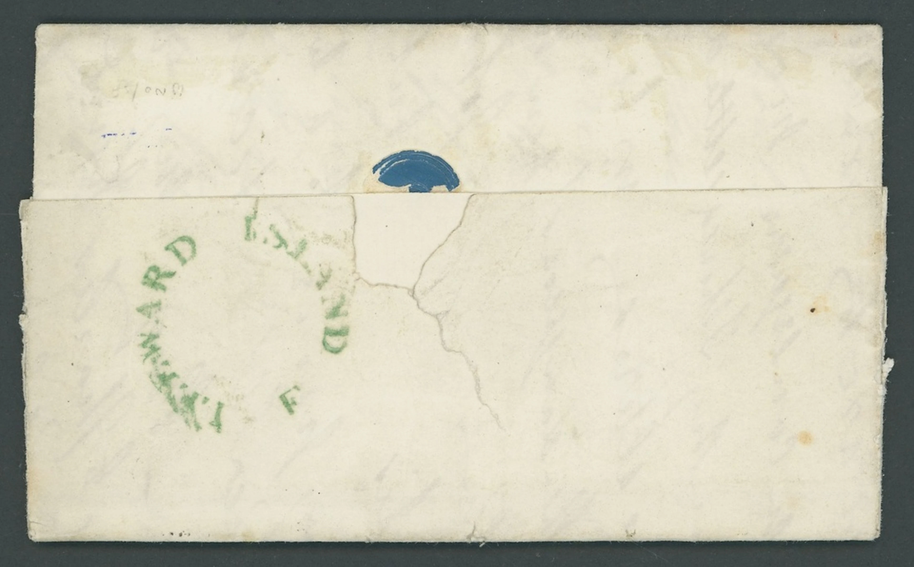Jamaica Falmouth Handstamp 1840 (2 Sept.) entire letter headed "HM