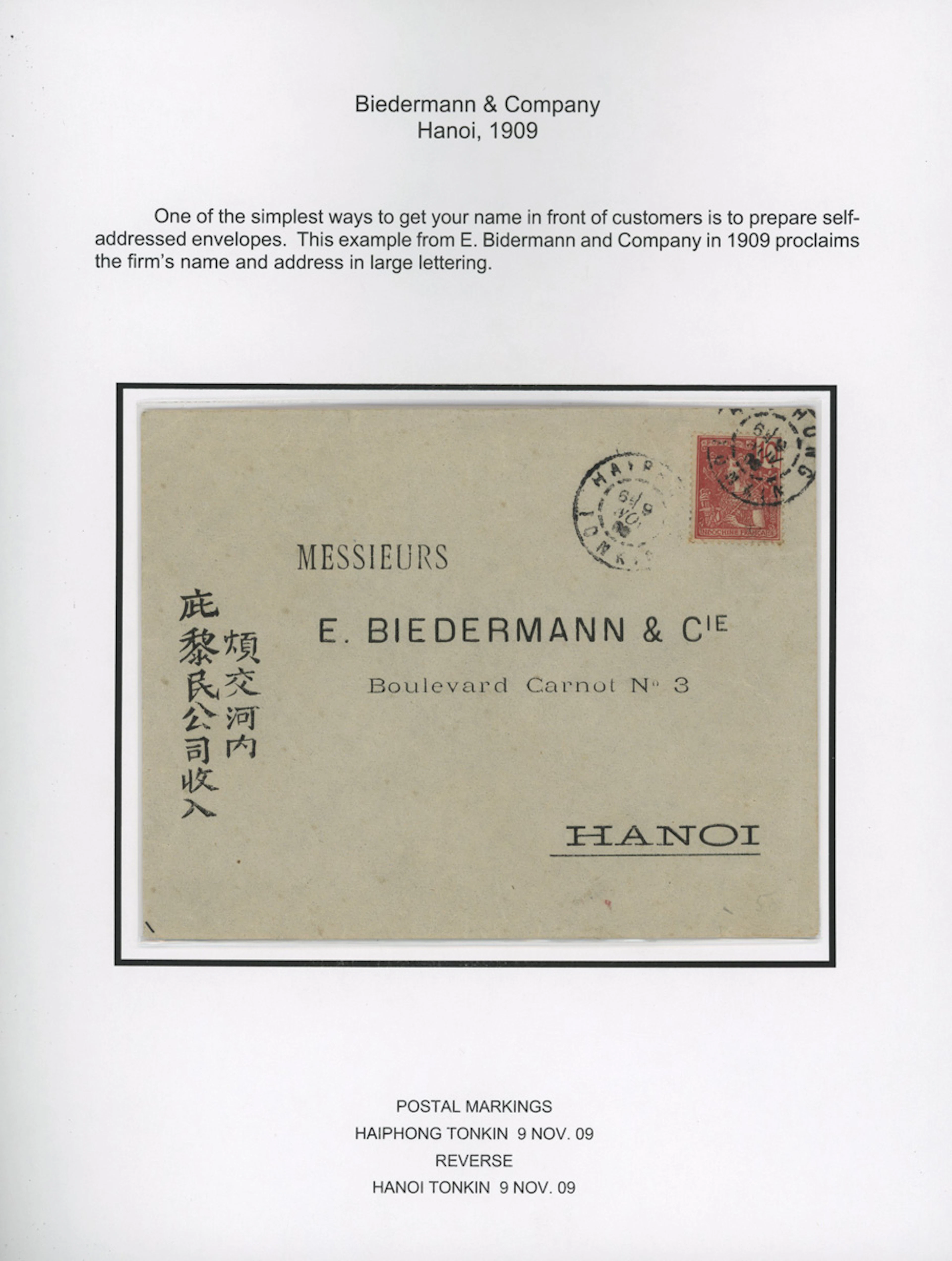 Indo-China French Indo-Chinese Post Office Thematic collections