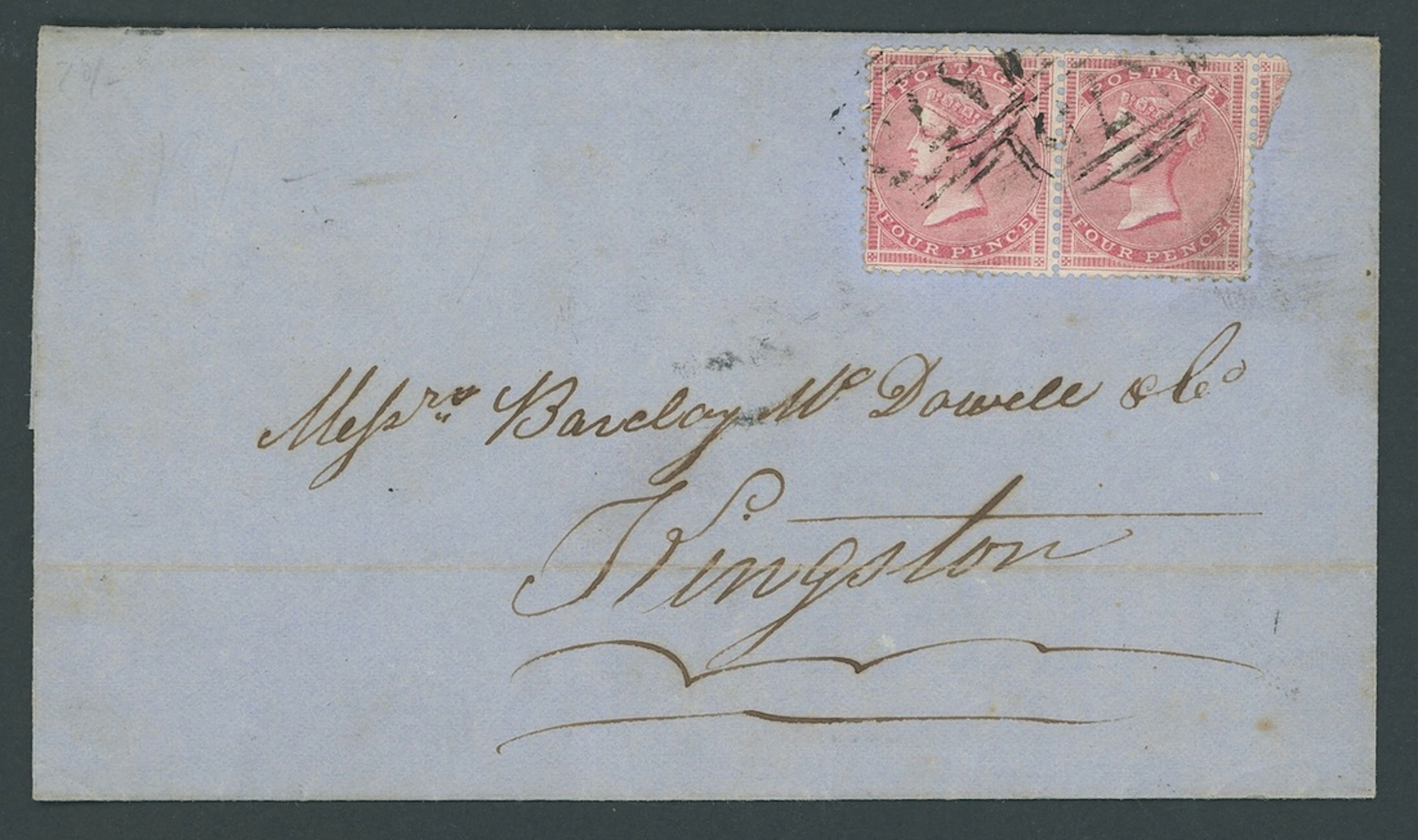Jamaica Great Britain used in Jamaica Imperial Issues used at Post
