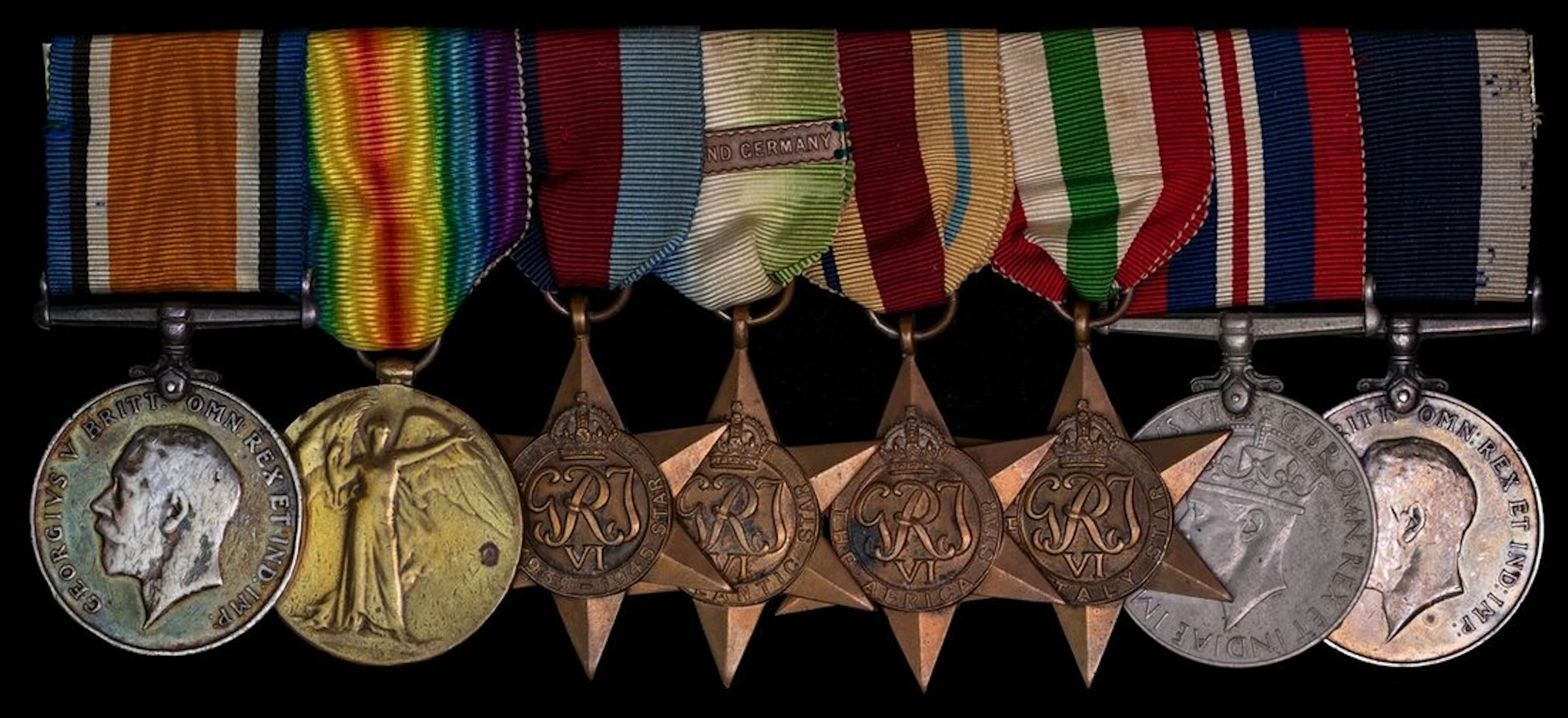 Eight: Stoker Petty Officer E. J. Mighell, Royal Navy, late Essex