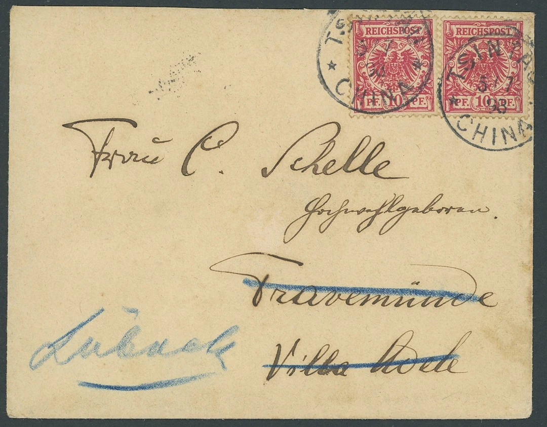 Foreign Post Offices German Post Office Kiaochow Forerunners Tsintau