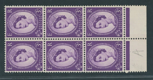 Great Britain Queen Elizabeth II 1959 3d. deep violet 'Dollis Hill