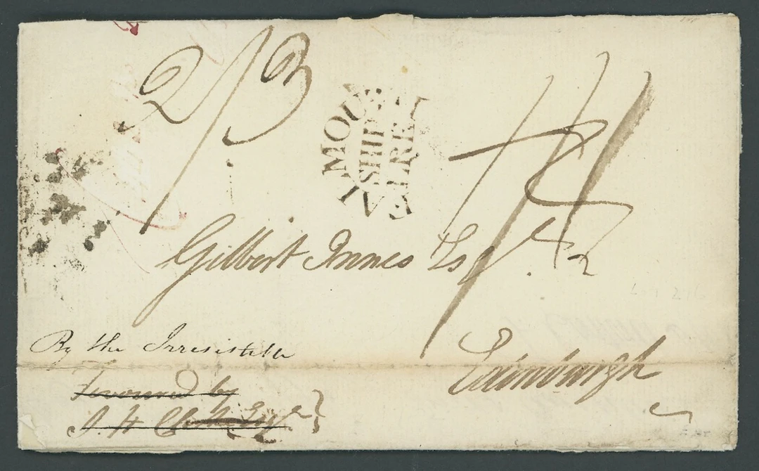 Jamaica Early Letters and Handstamps 1794 (25 July) entire to Edinburgh