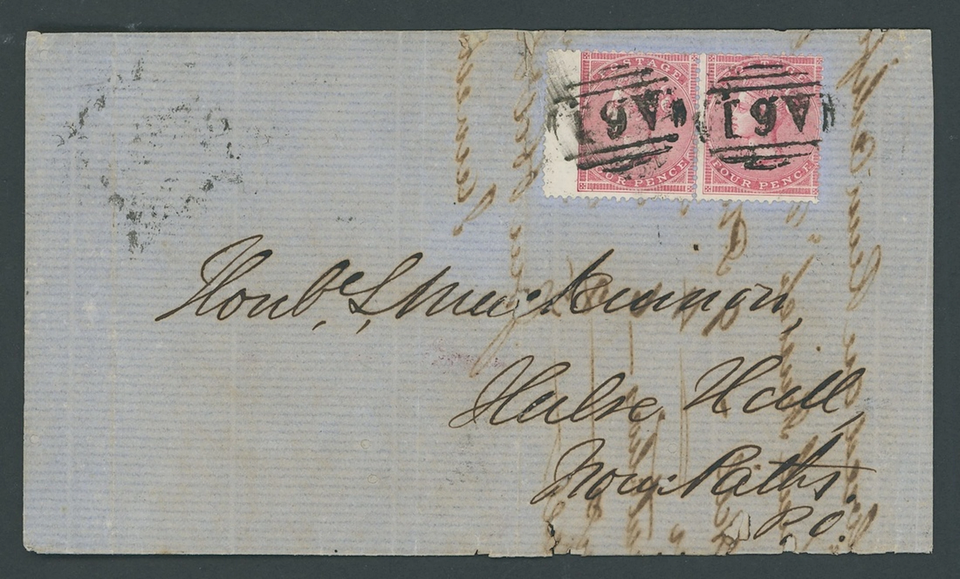 Jamaica Great Britain used in Jamaica Imperial Issues used at Post