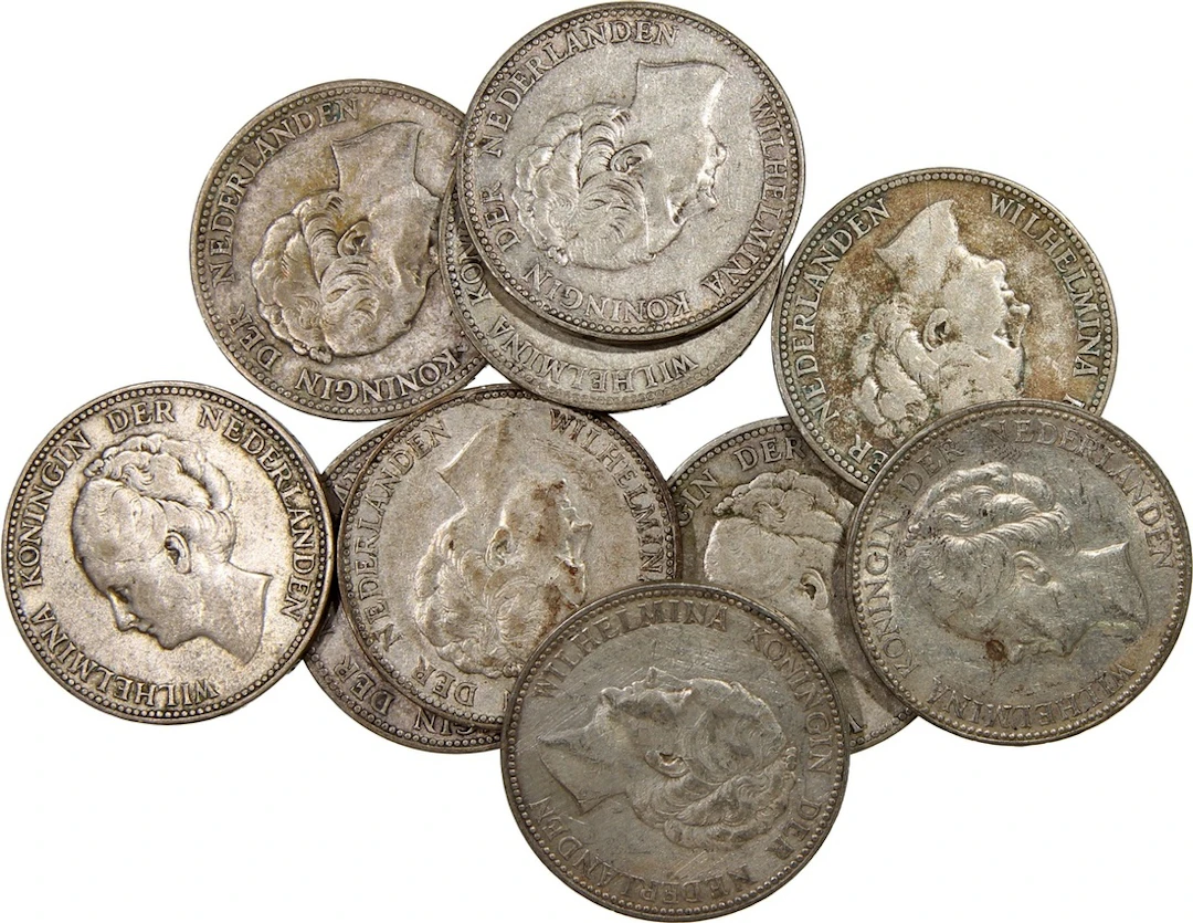 Netherlands, Wilhelmina I 1 gulden (10), 1922