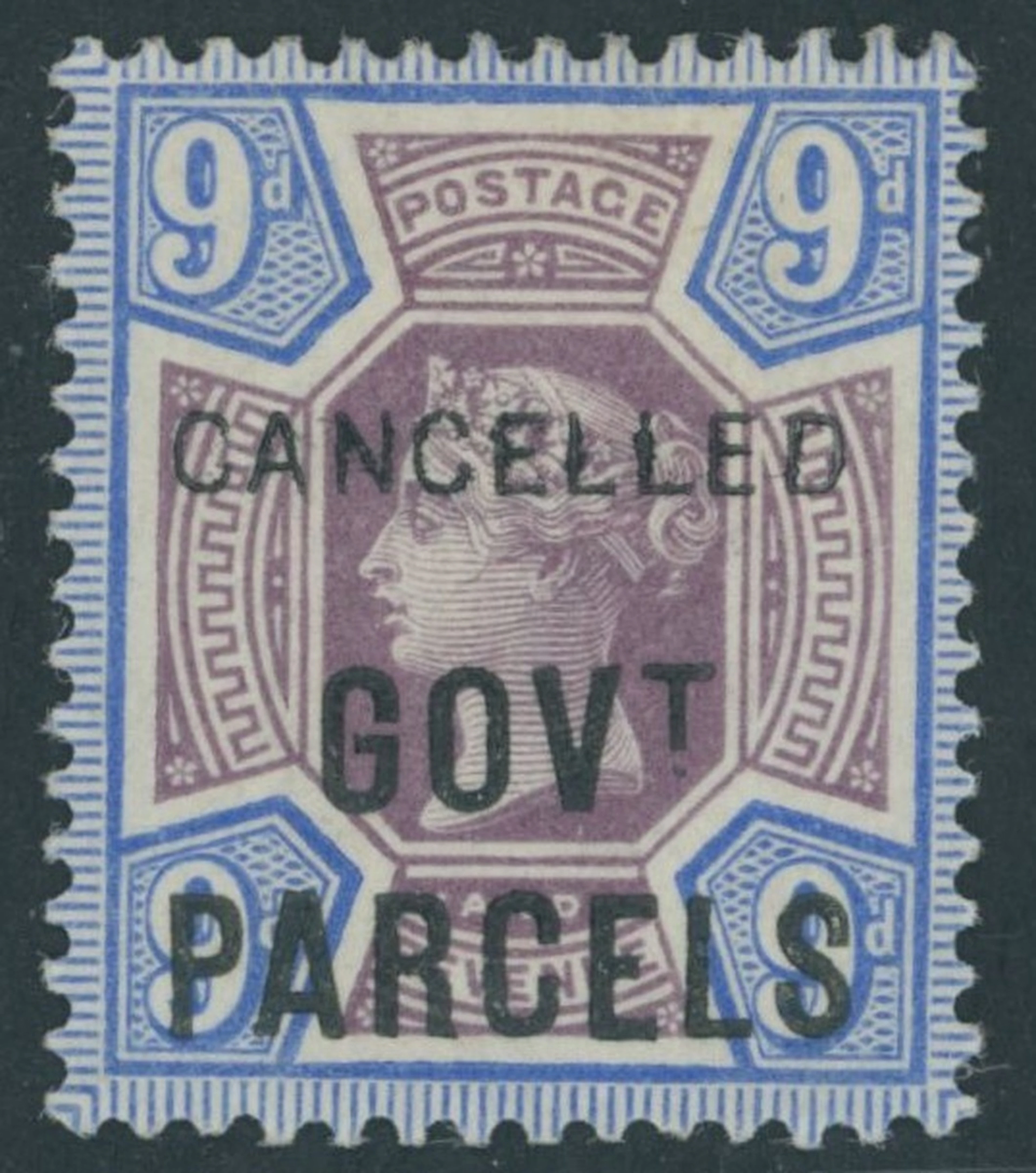 Great Britain Officials Government Parcels 1887-1900 9d. dull purple