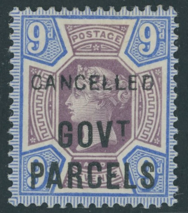 Great Britain Officials Government Parcels 1887-1900 9d. dull purple