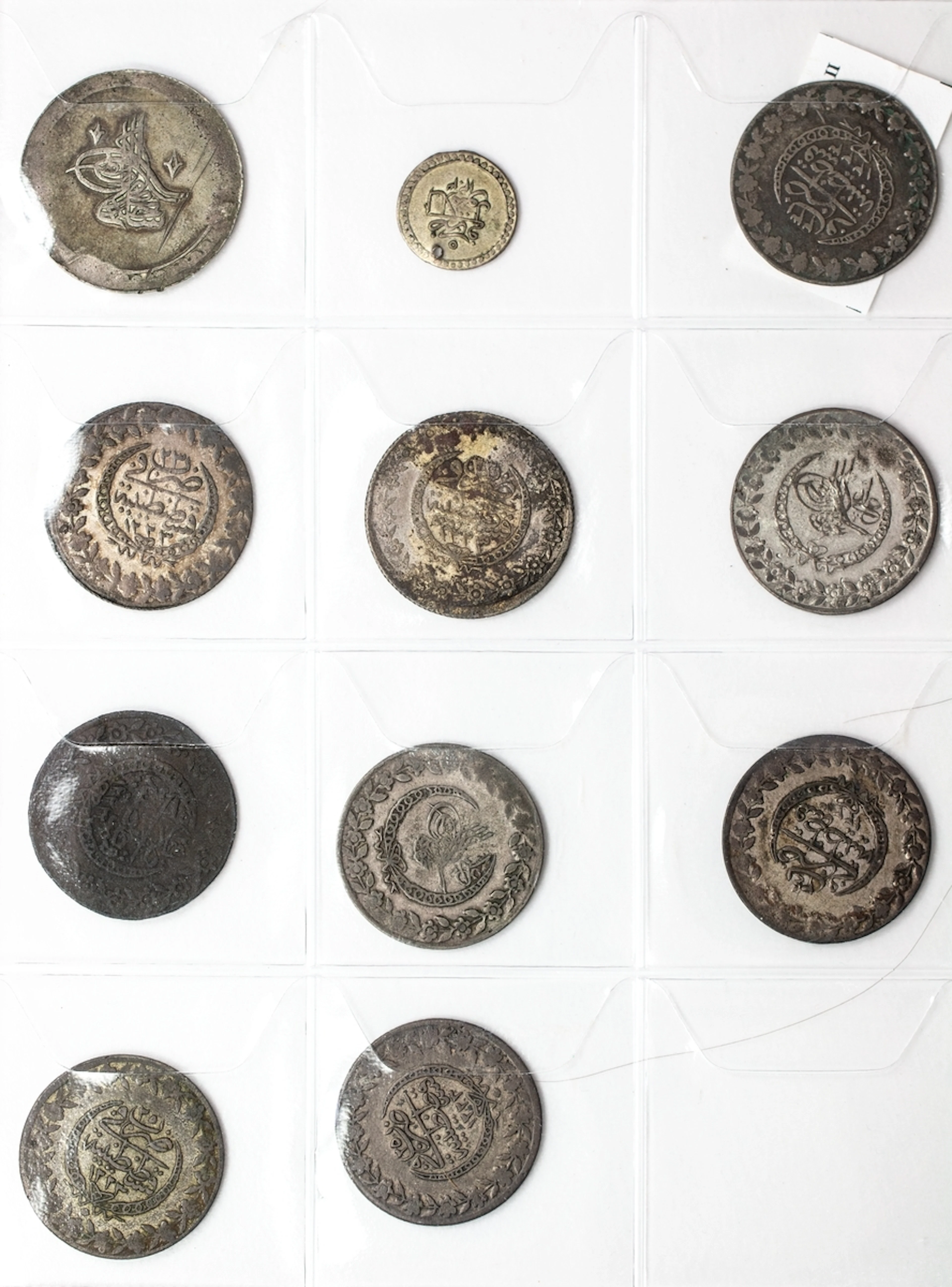 Turkey, Ottoman Empire, a collection of coins from the 19th century